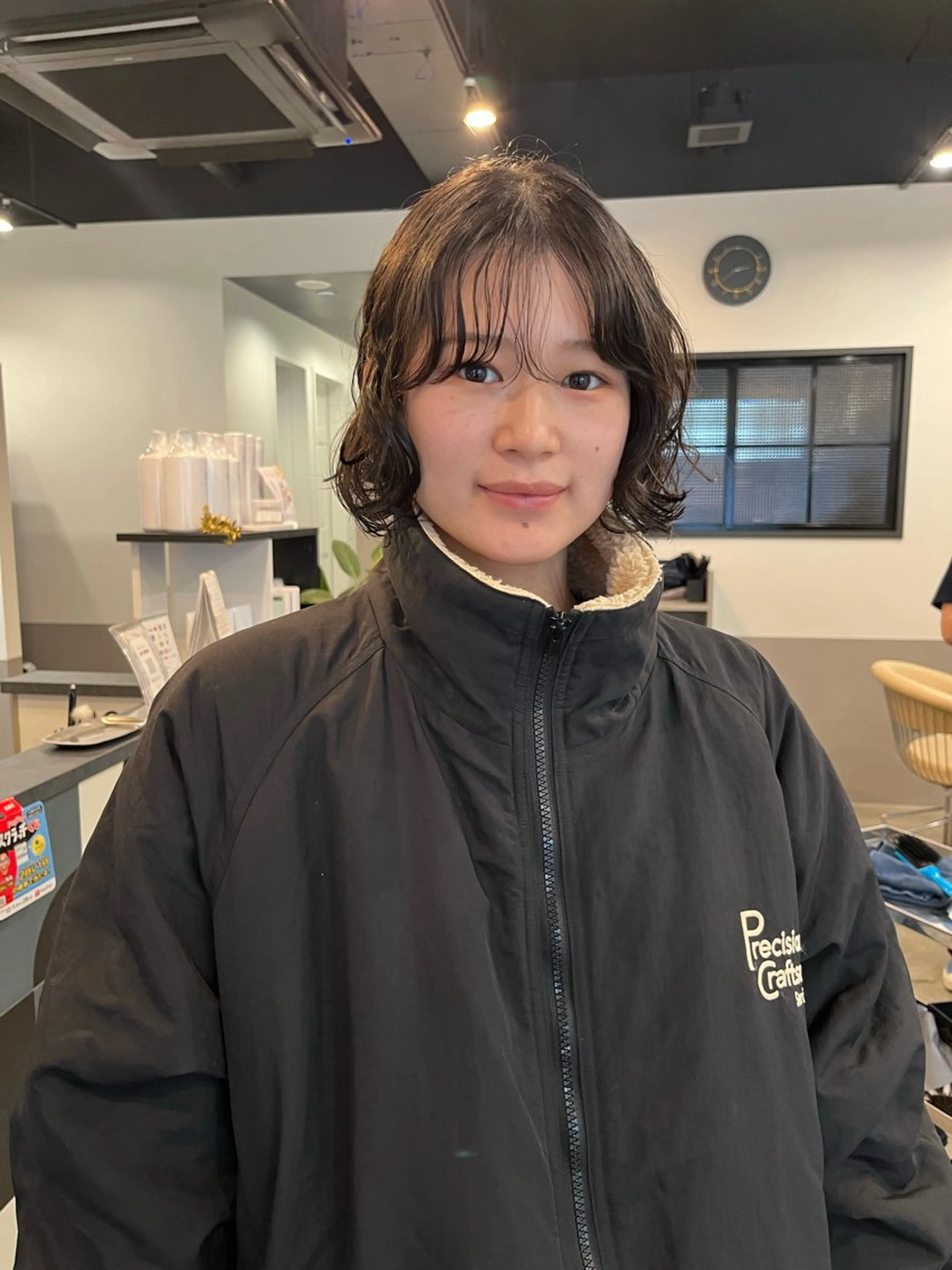 ミディアム パーマ ミディアムパーマ ボブ カット パーマ dogstar小林諒 レイヤー/パーマのヘアスタイル