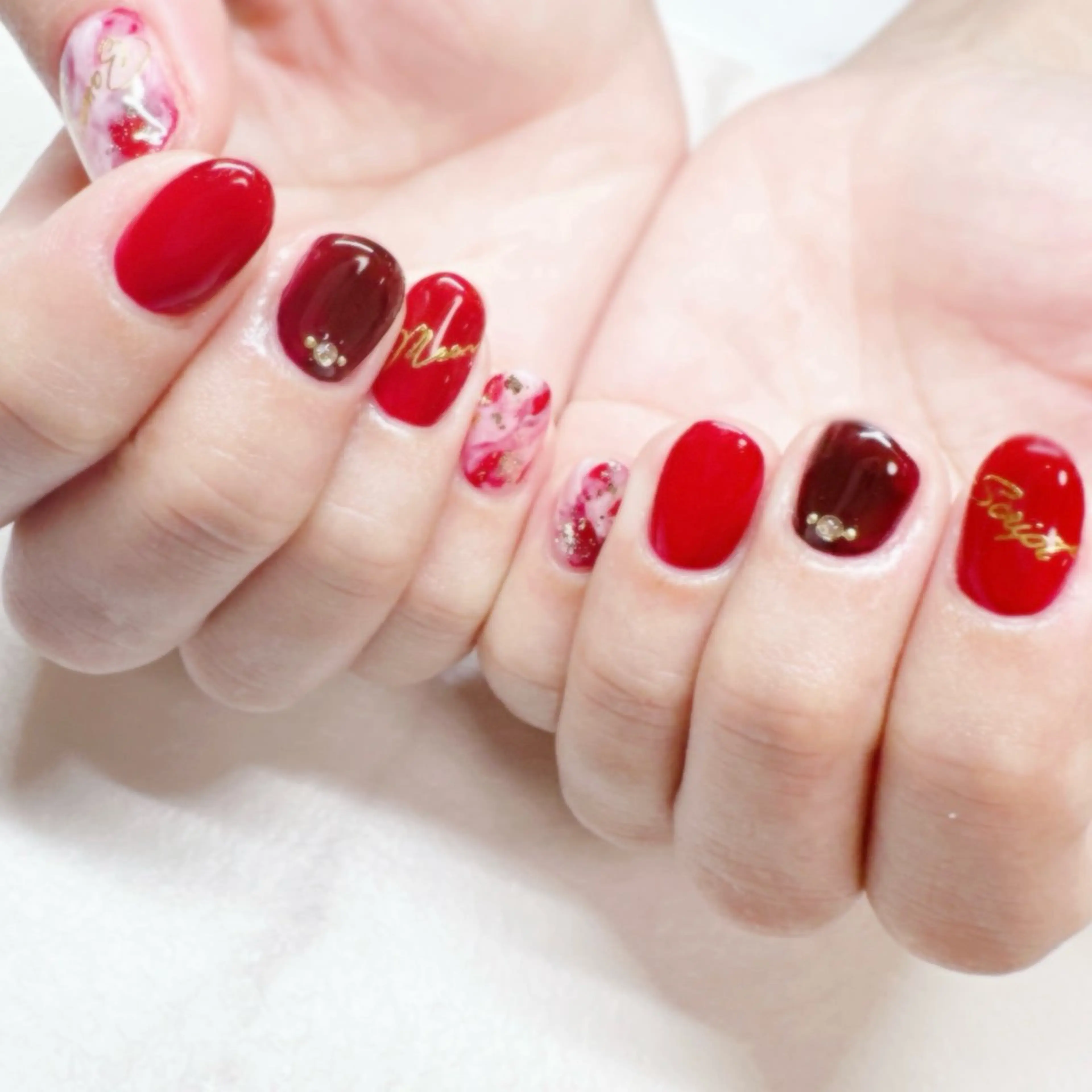 ニュアンスネイルの写真