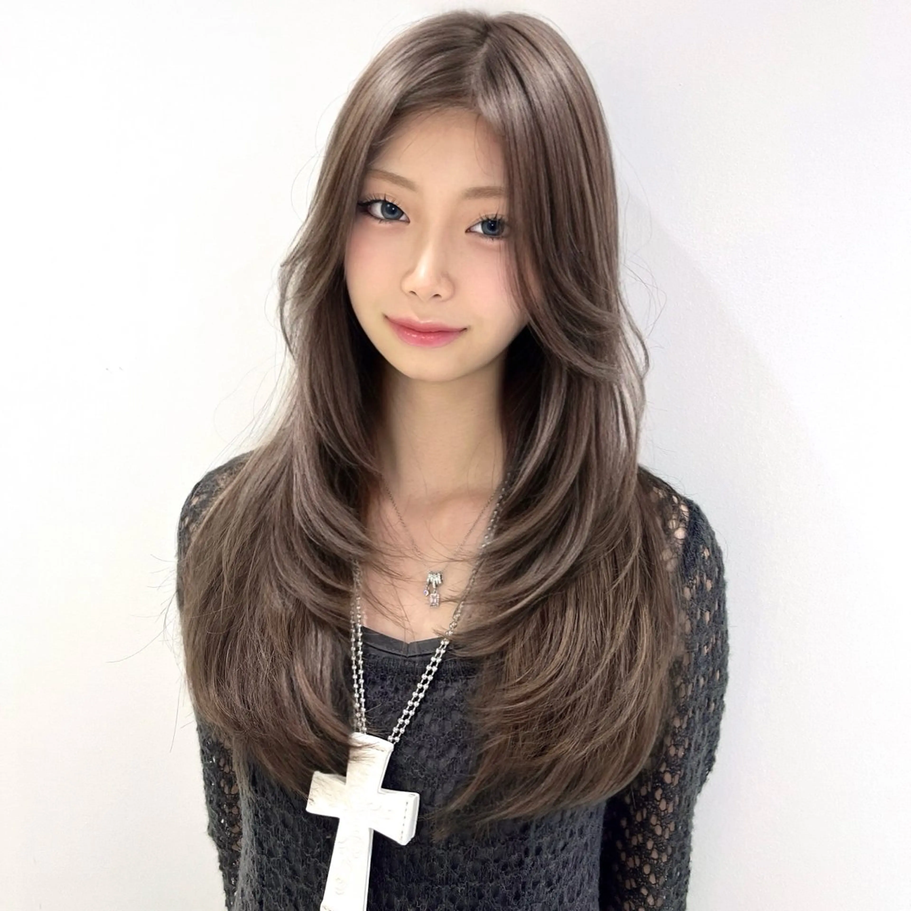 【🎀12月限定🎀】プレミアムケアカラー+似合わせカット🤍の写真