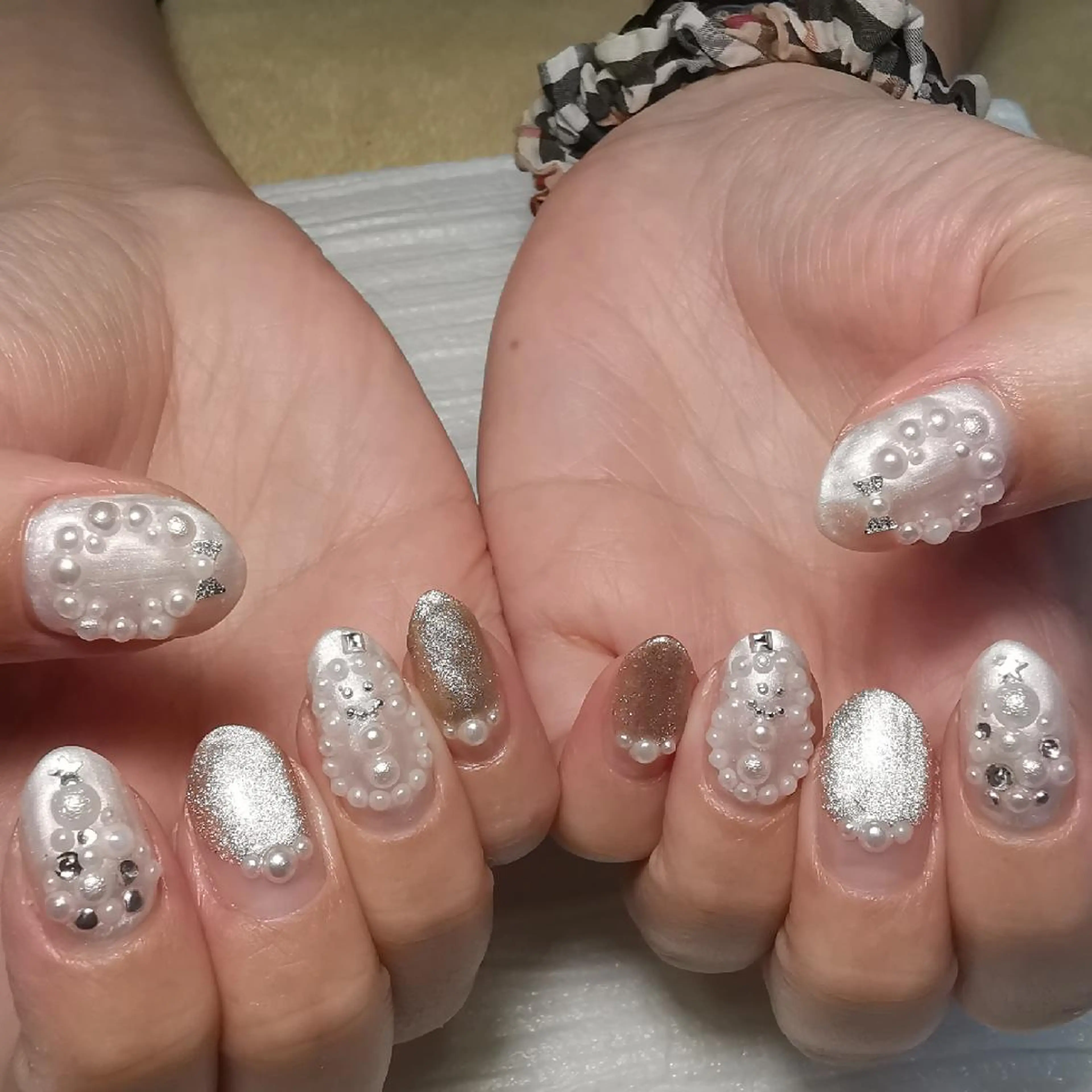 ネイル 冬ネイル クリスマス ハンドネイル reve あやののネイルデザイン