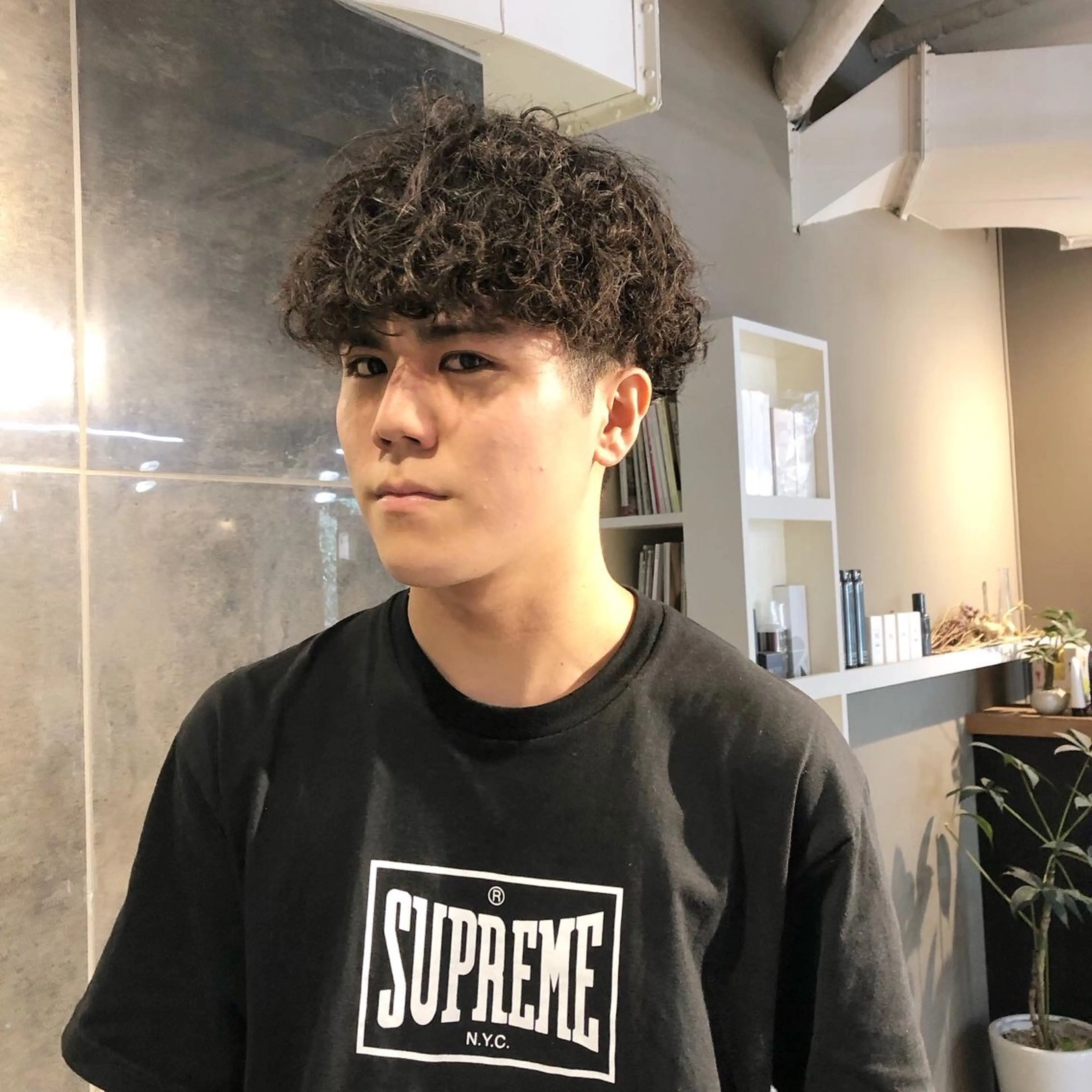 パーマ ヘアアレンジ メンズ カット パーマ トリートメント ヘアセット ainico+所属・メンズ特化✂️栗原 侑也のヘアスタイル