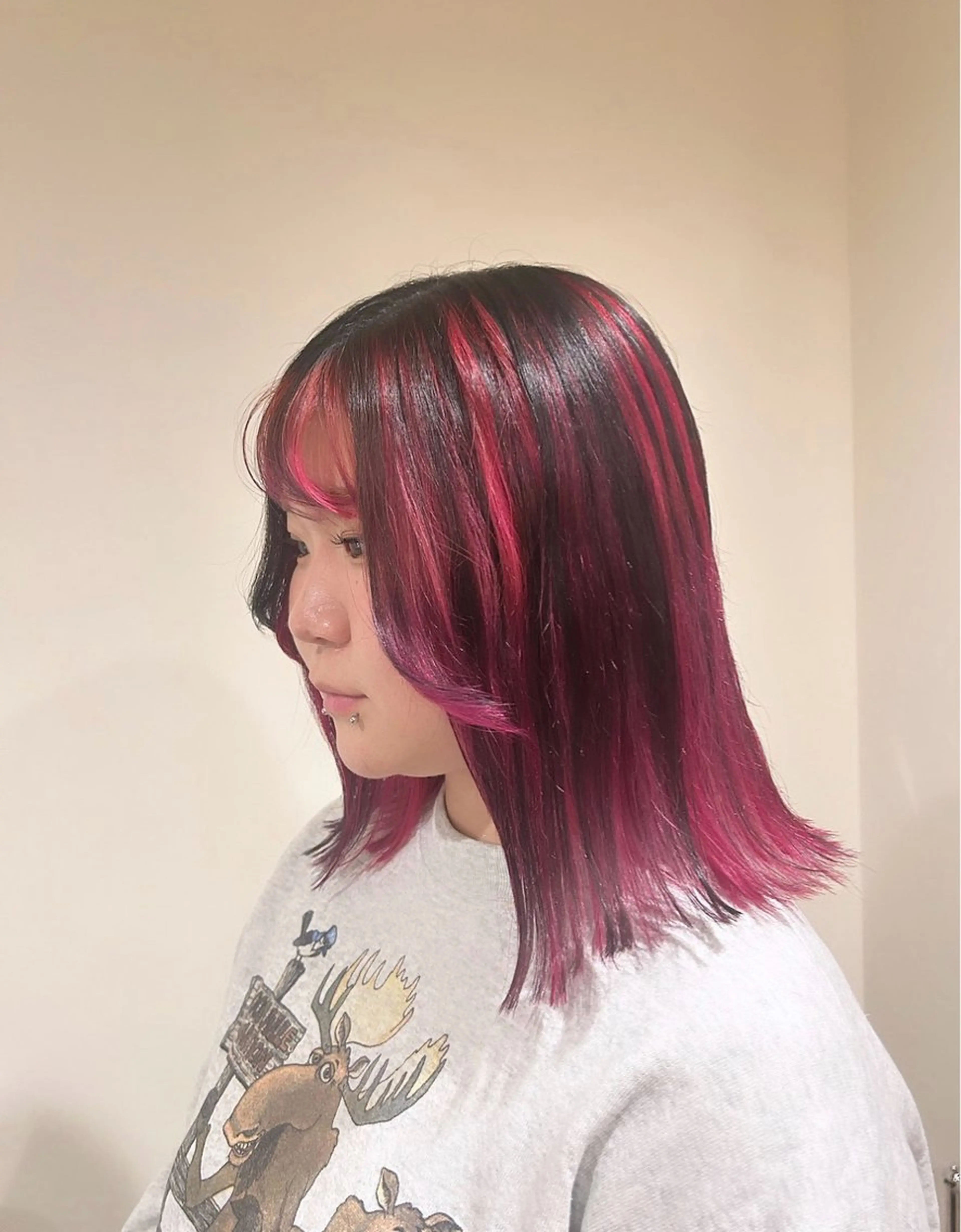 透明感バツグンWカラー(ブリーチ有り)の写真