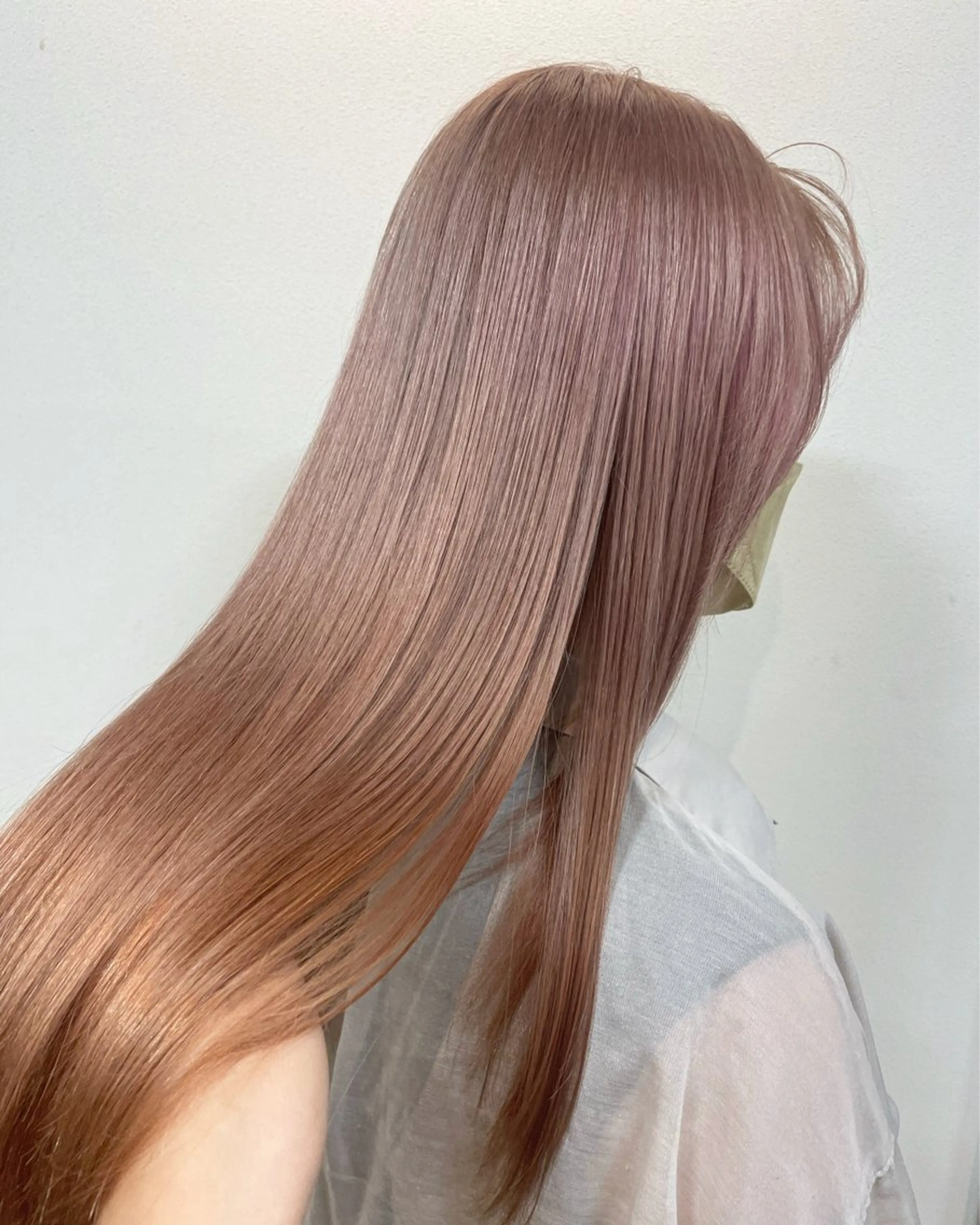 カラー ベージュカラー ピンクカラー ピンクベージュ ヘアカラー LUCK 船橋のヘアスタイル