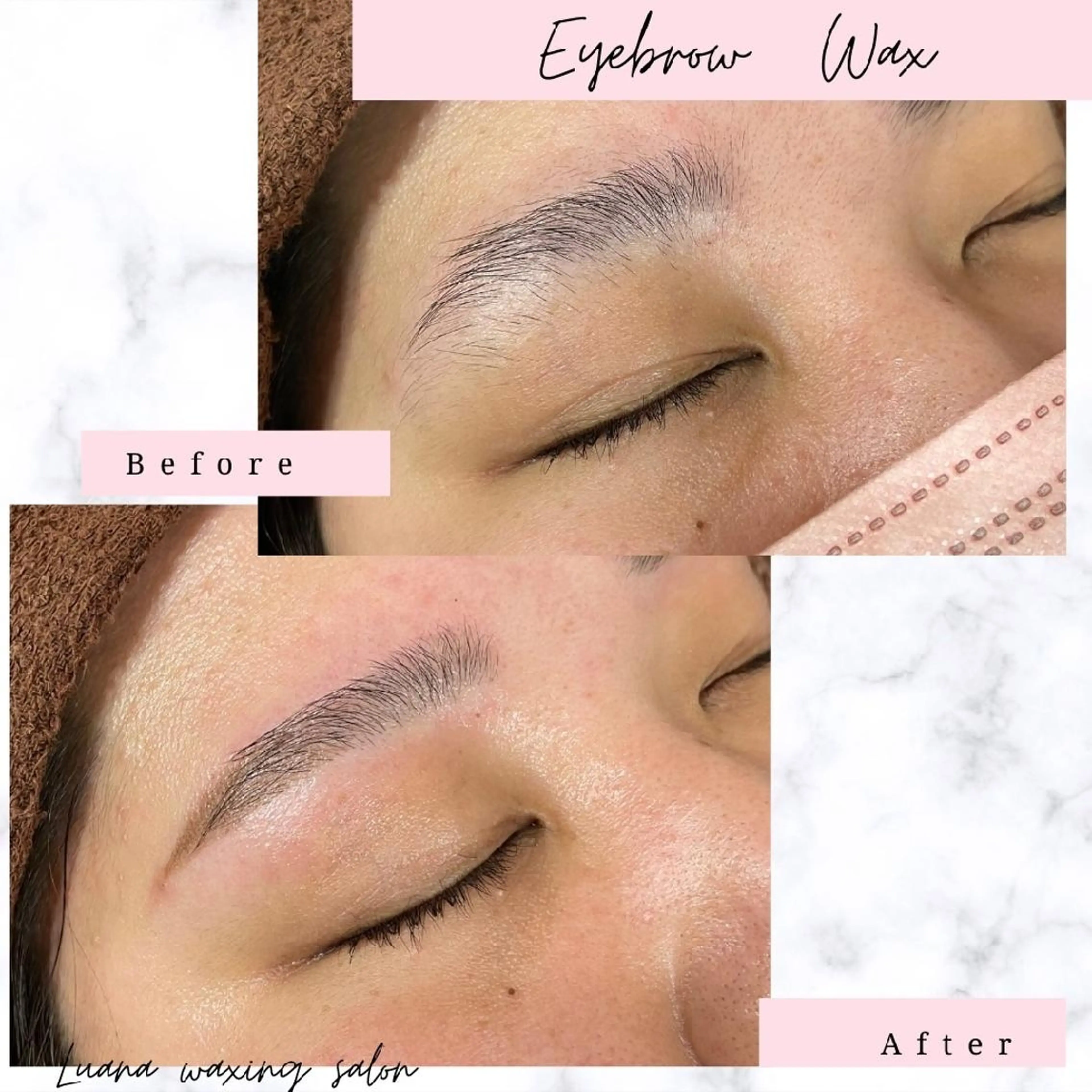 アイブロウ 眉毛ワックス脱毛 Luana waxing salon所属・Luana wax 🐚根本のエステ・リラクイメージ