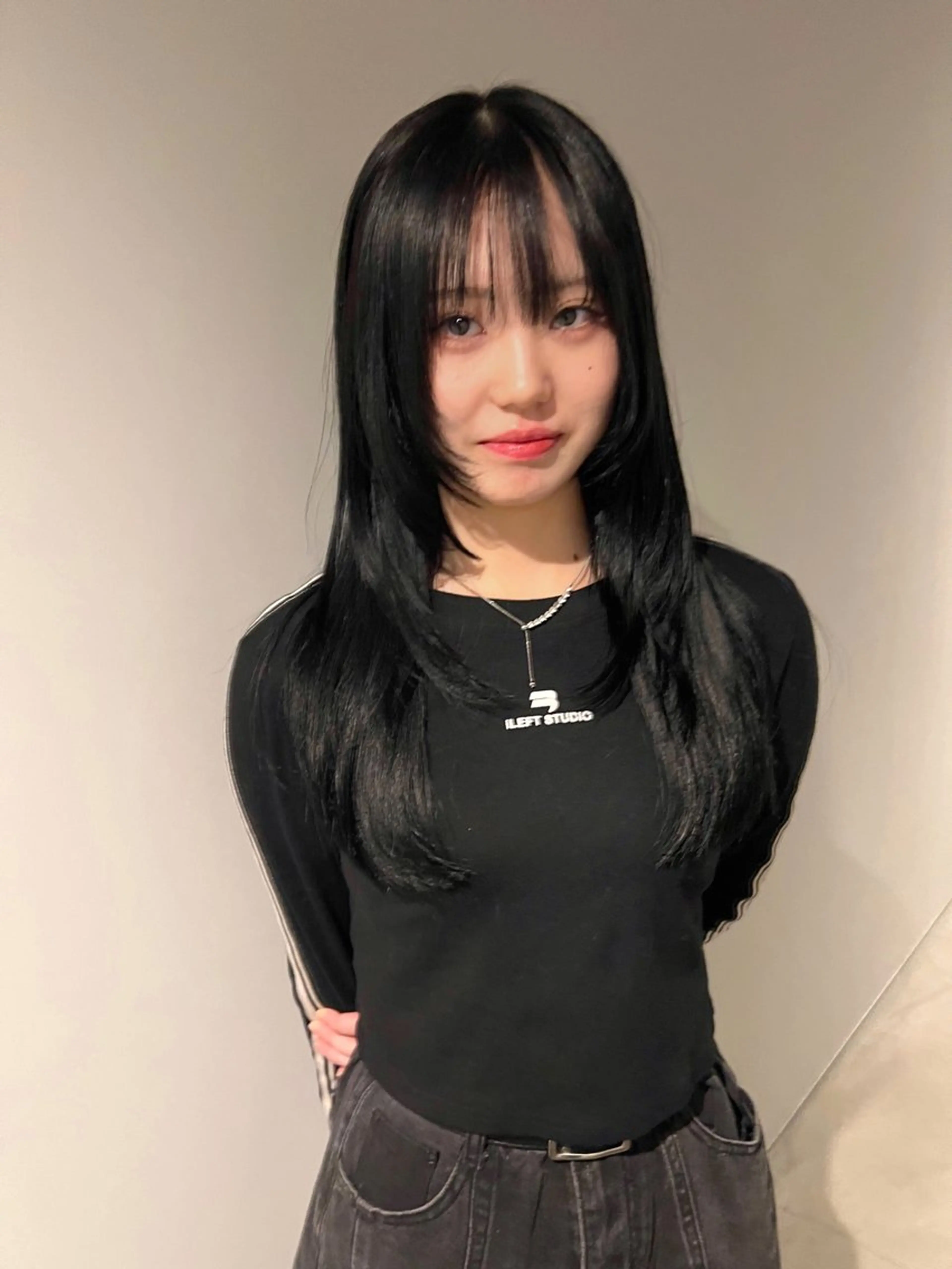 ロング カラー 黒髪 レイヤーカット カット ヘアカラー sakoda shunkiのヘアスタイル