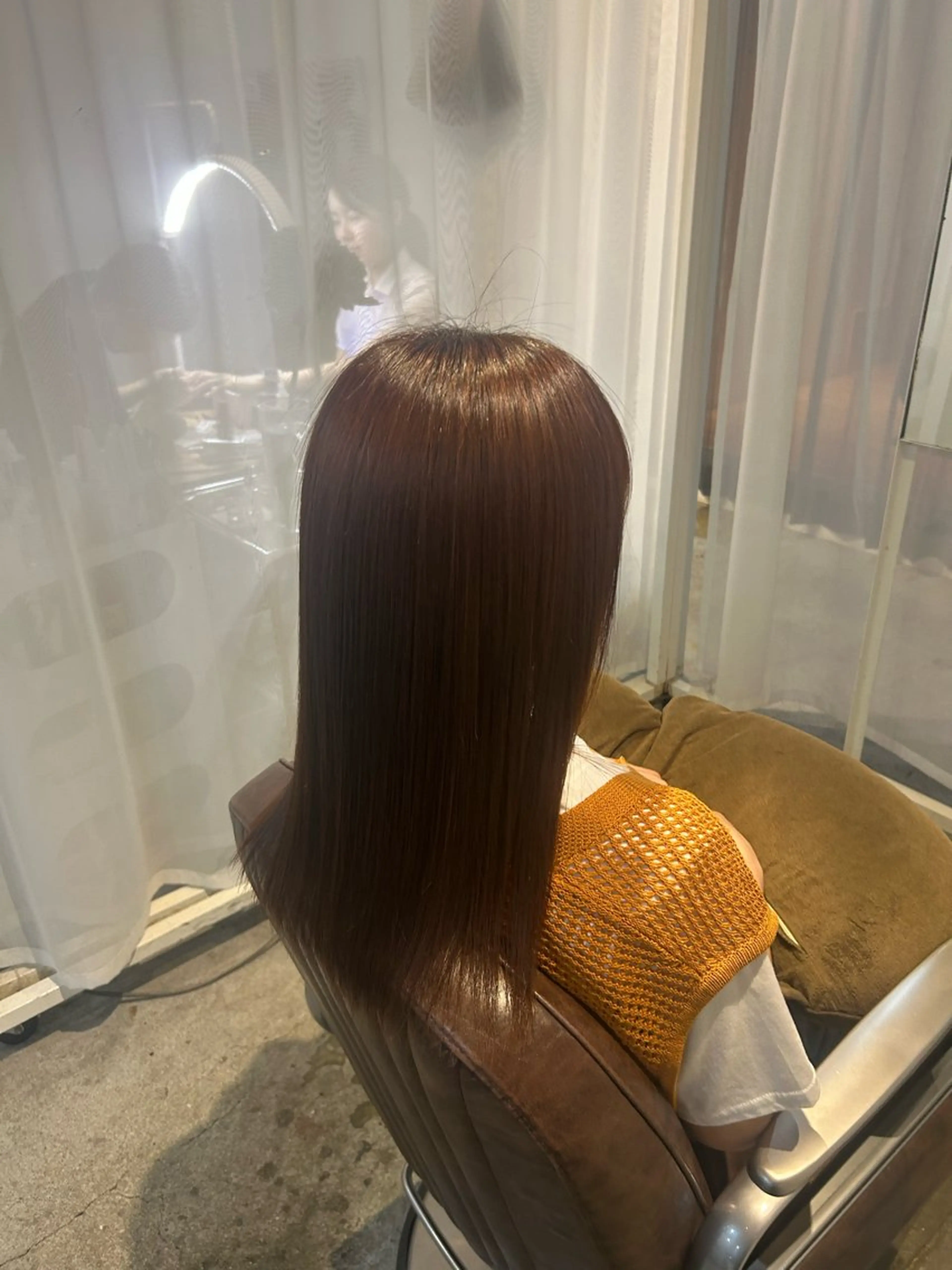 セミロング 大嘉田 麻凜のヘアスタイル