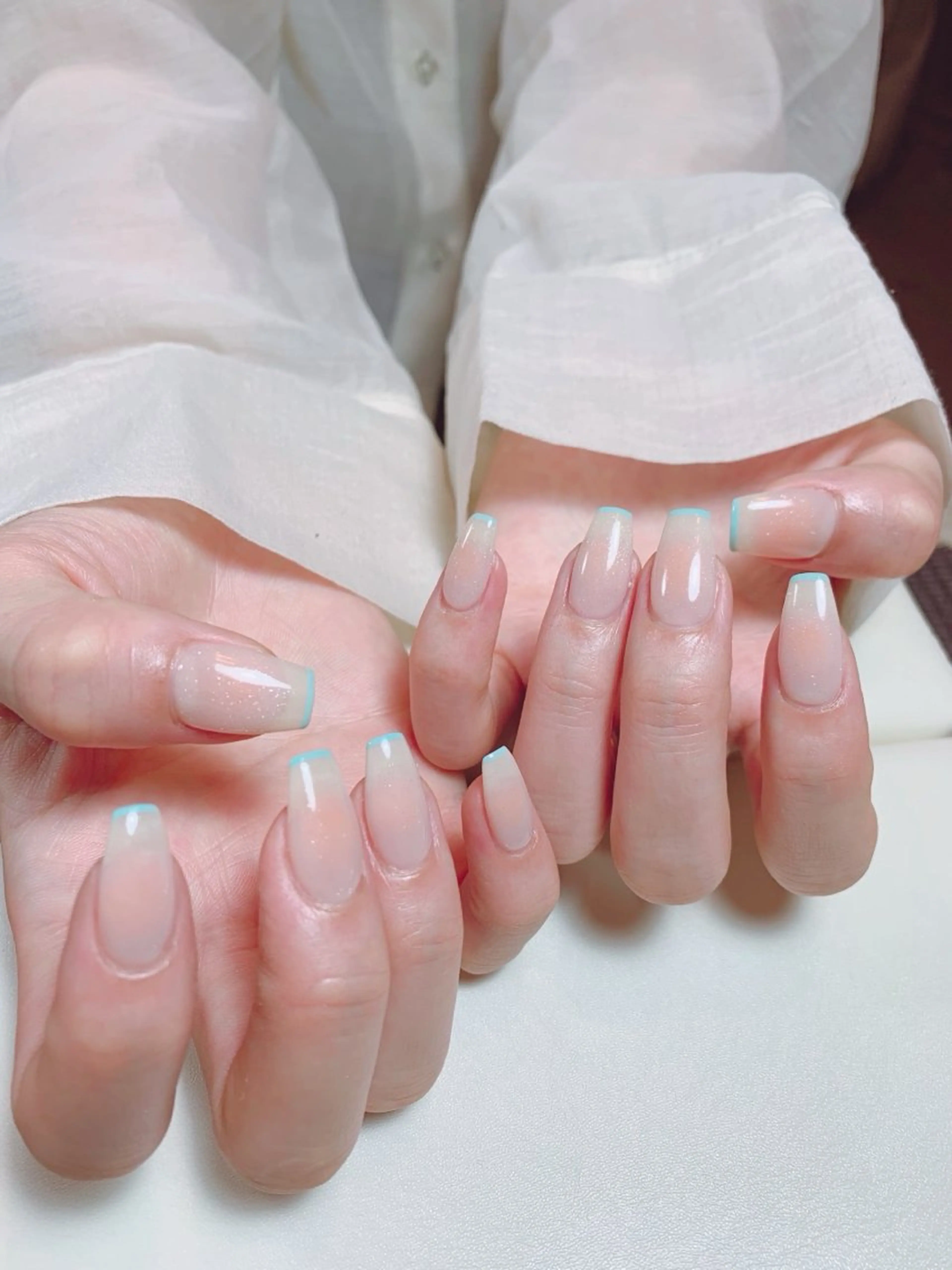 ネイル チークネイル フラッシュネイル フレンチネイル マグネットネイル オレンジ ハンドネイル Nail Salon R.N アールドットエヌ所属・R.N アールドットエヌのネイルデザイン