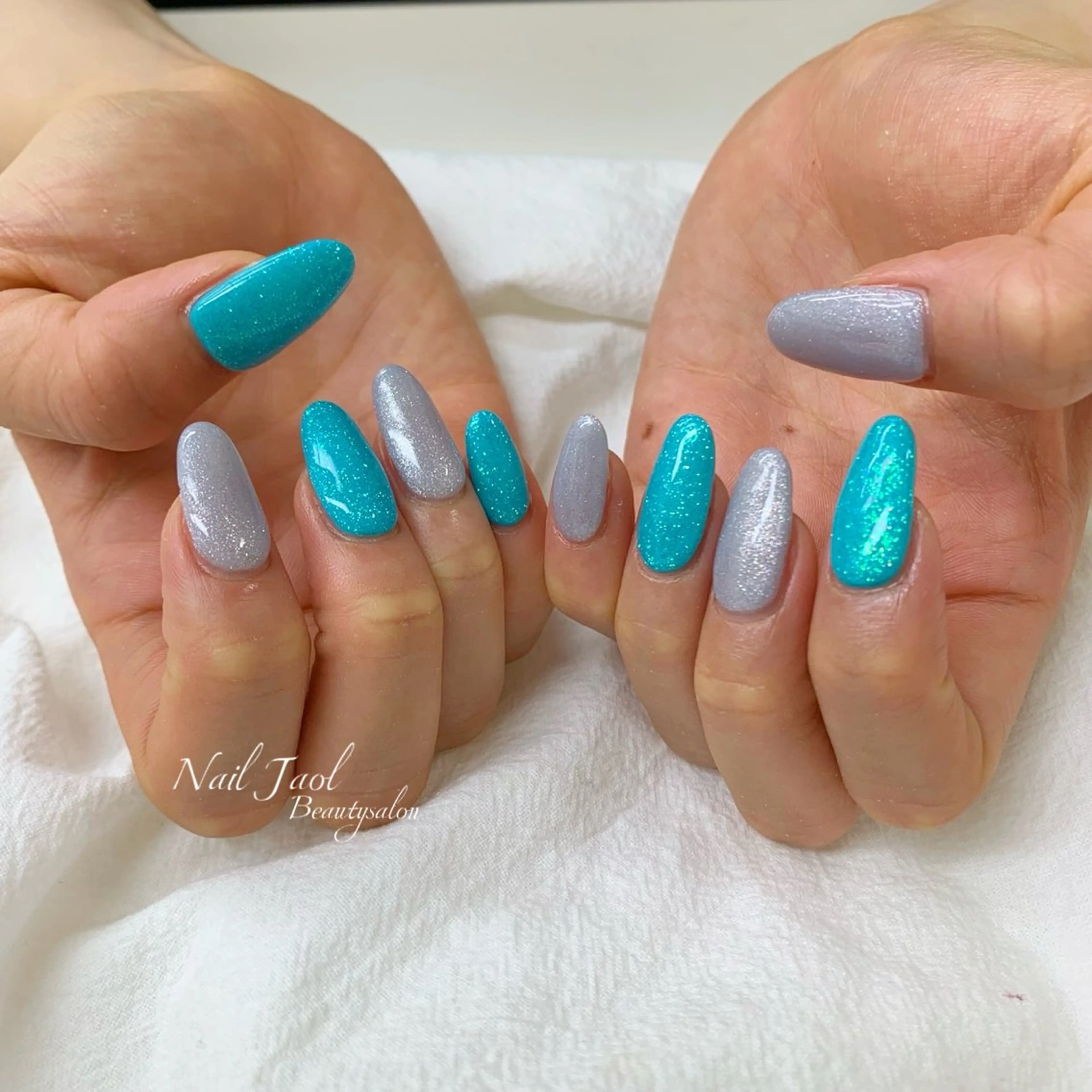 ロング 韓国風ヘア ハンドネイル nail jaol池袋店所属・ネイルJaol 池袋のネイルデザイン