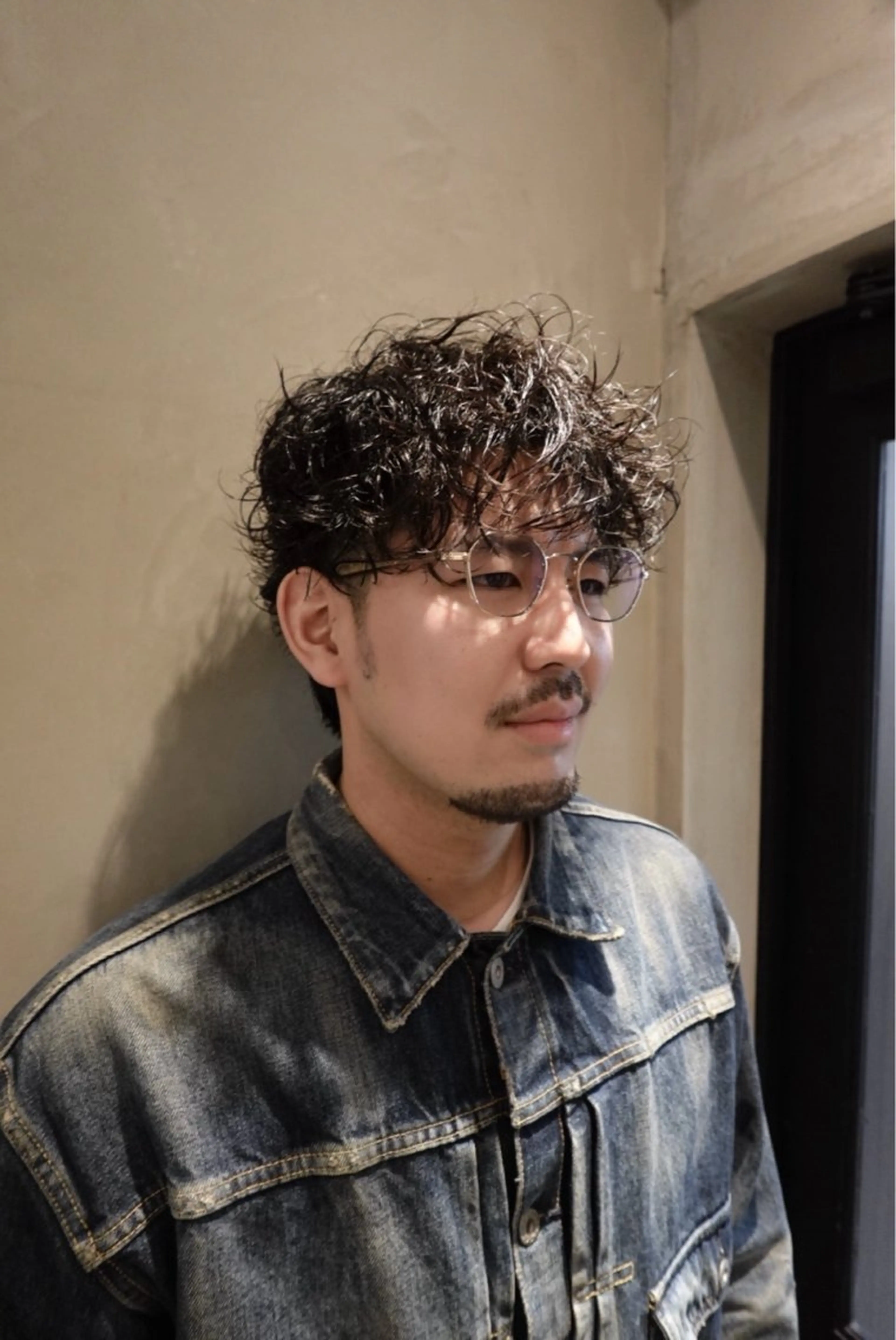 パーマ メンズ シャドウパーマ/ レイヤー/和真/新宿のヘアスタイル