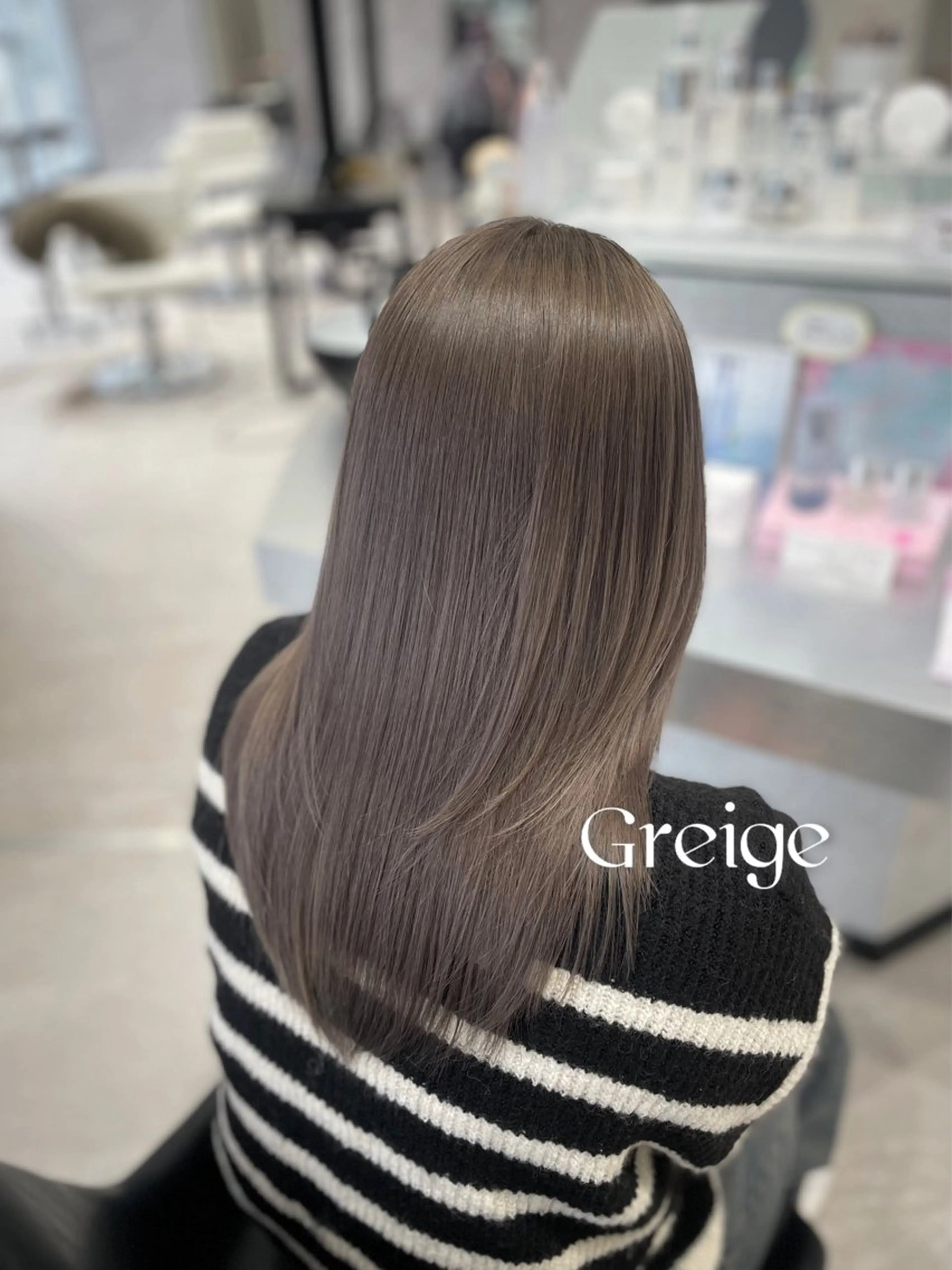 【❄️☃️年末年始オススメ☃️❄️】カット✂️➕リタッチブリーチ⚡️➕カラー🎨の写真