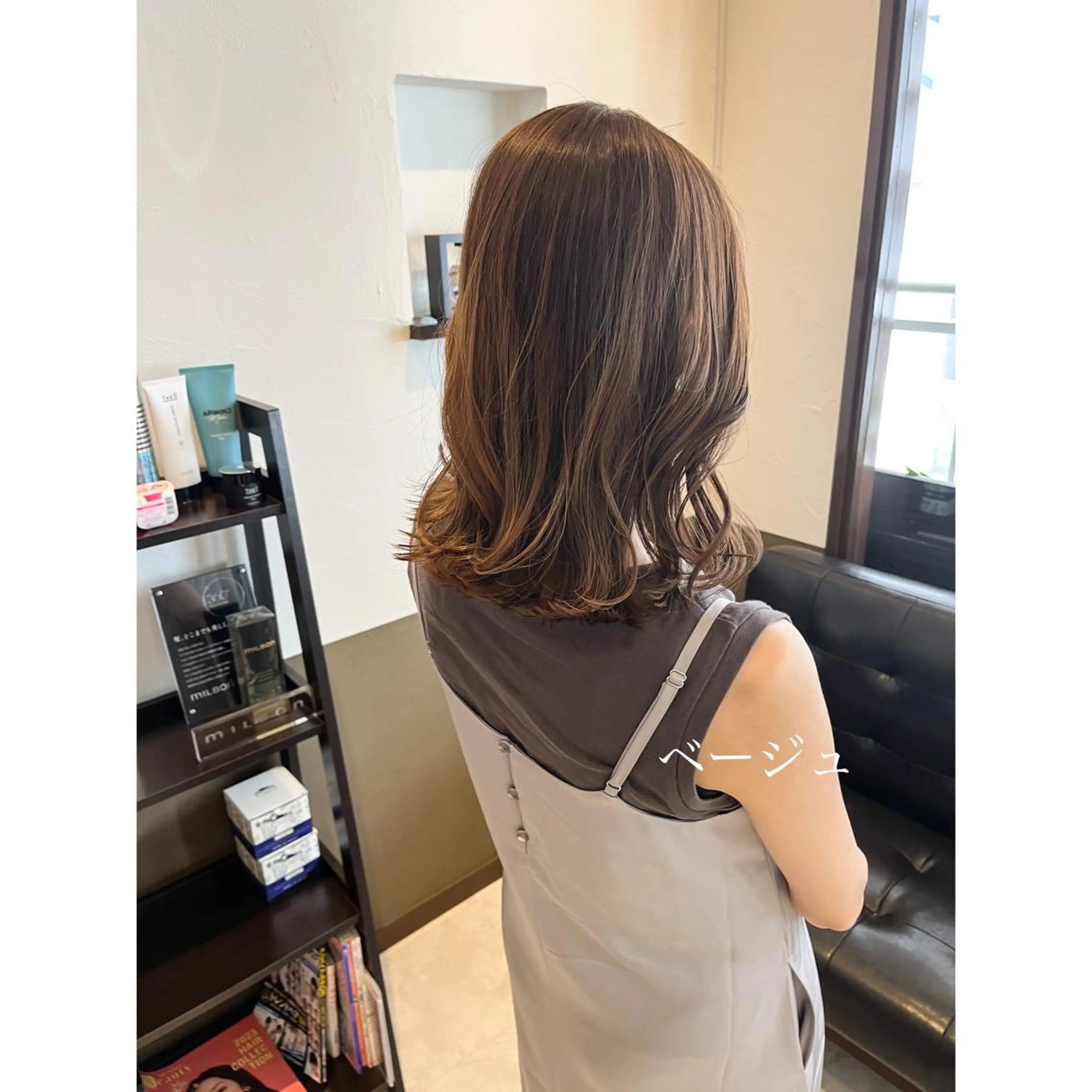 ミディアム カラー LEO所属・坂井田 浩樹のヘアスタイル