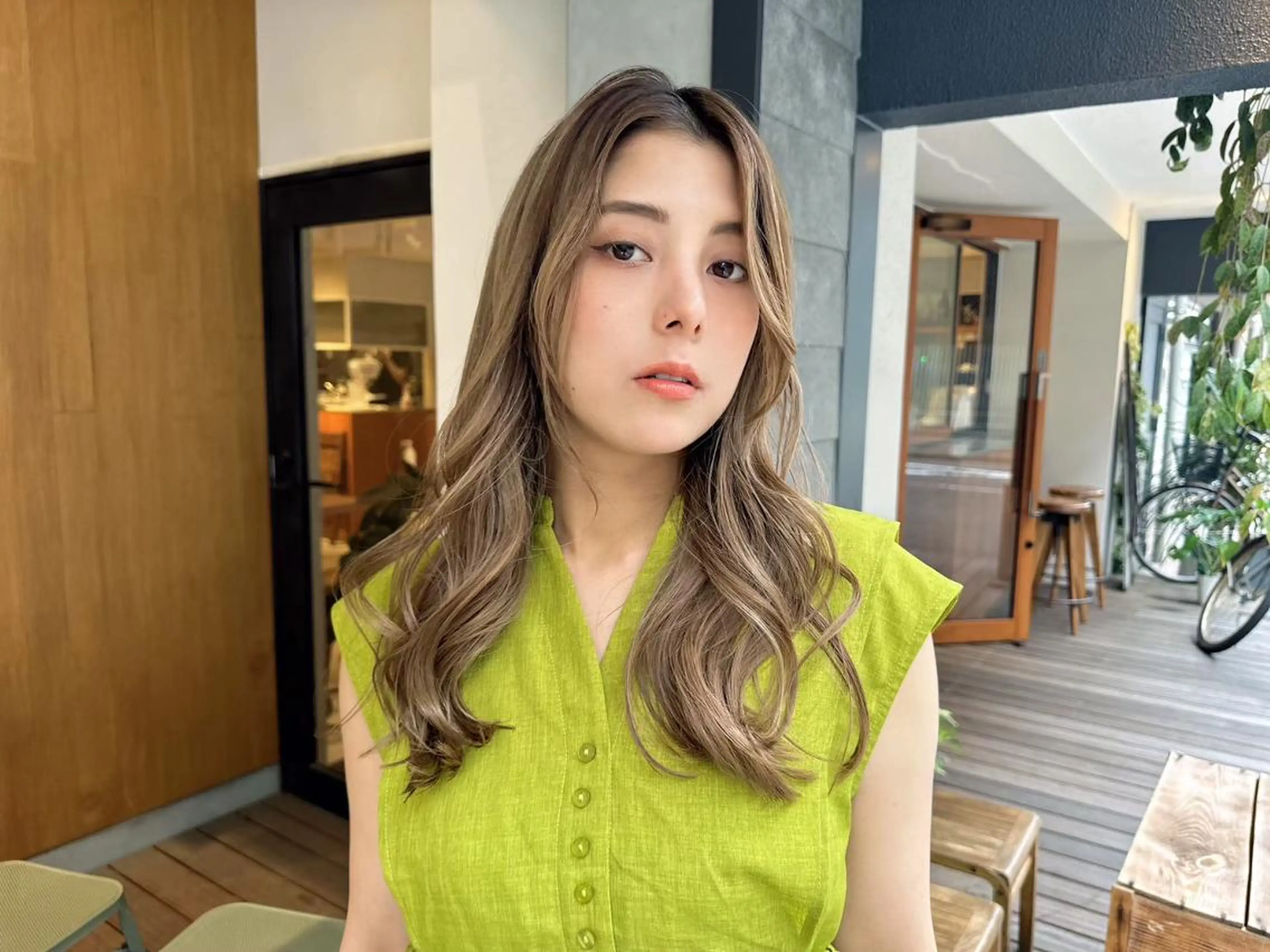 セミロング Rubikなかもず タケウチのヘアスタイル