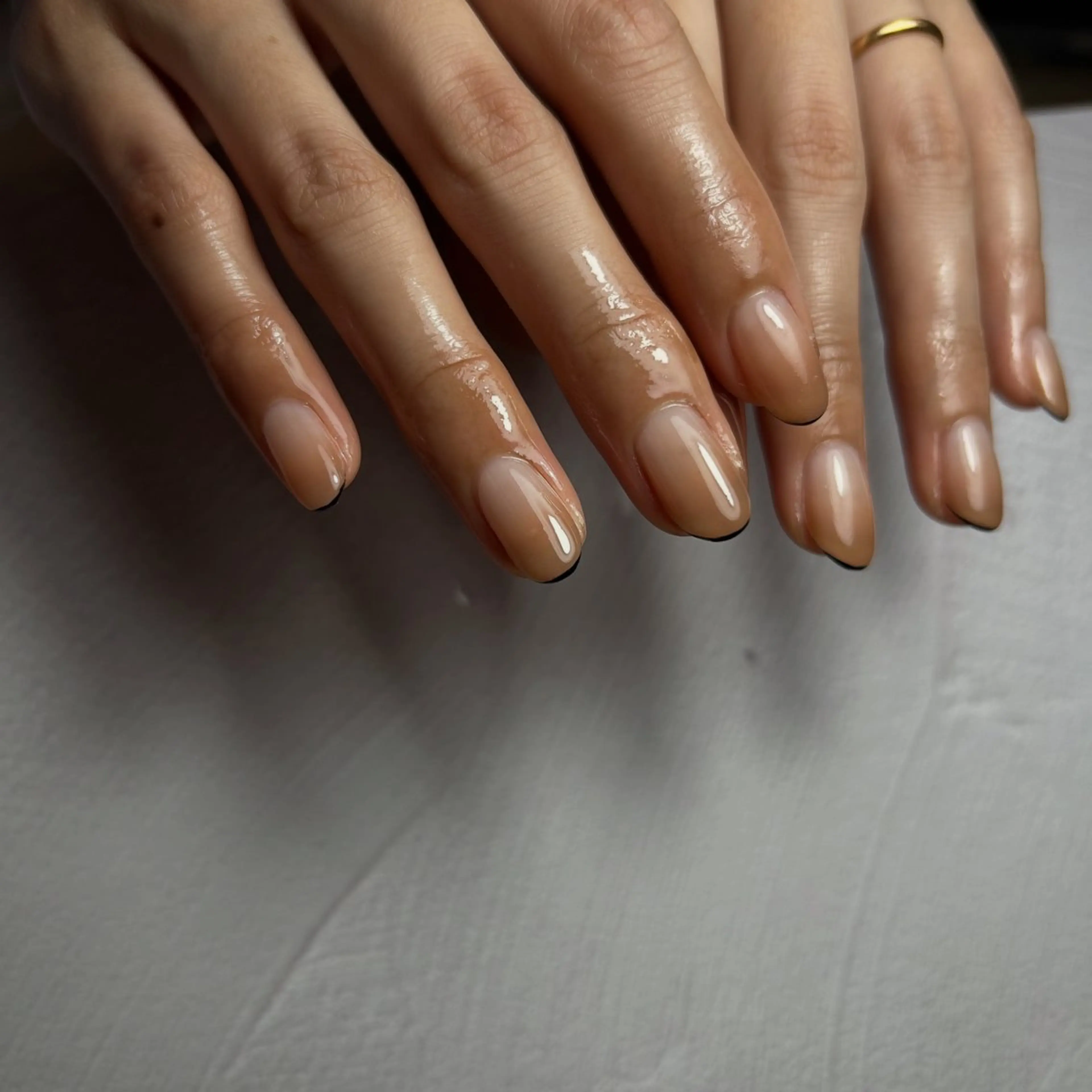 ネイル フレンチネイル グラデーション Aika／爪エステ プロテケアネイル®︎のネイルデザイン