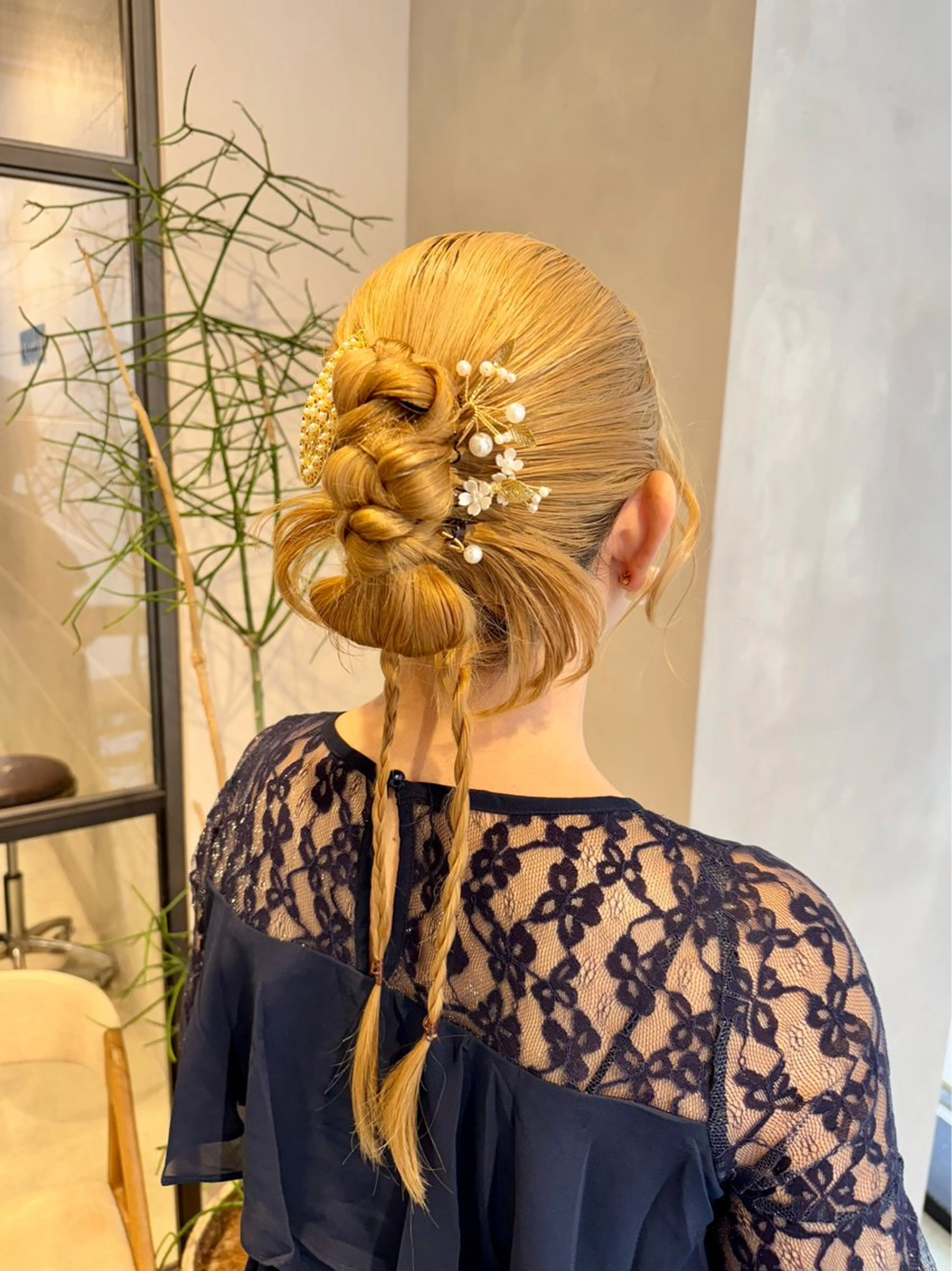 ヘアアレンジ カット ヘアセット 透明感カラー✨艶髪 制作🌱山根あゆみのヘアスタイル