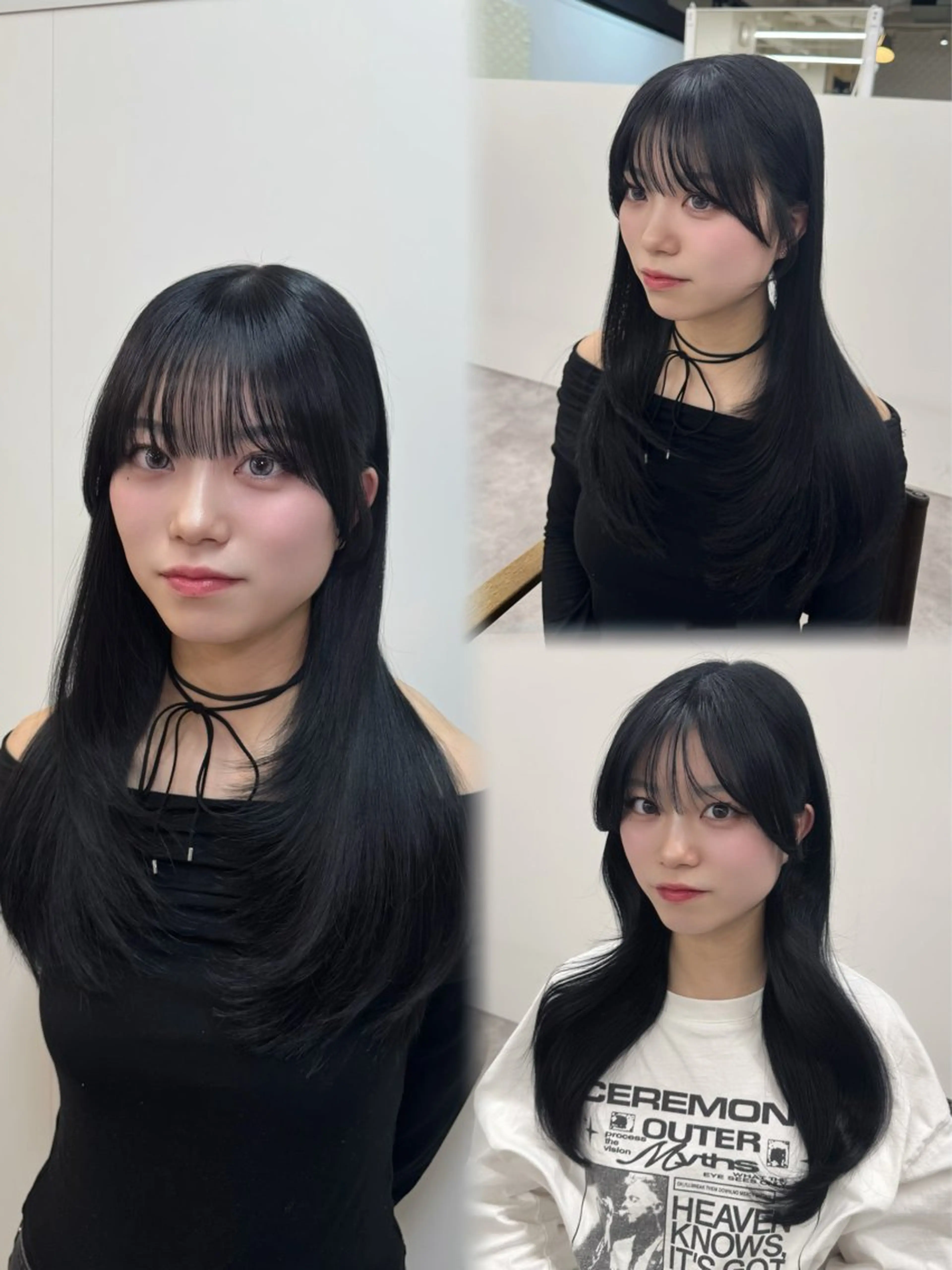 ロング レイヤーカット/ 艶カラー/山内一暉のヘアスタイル