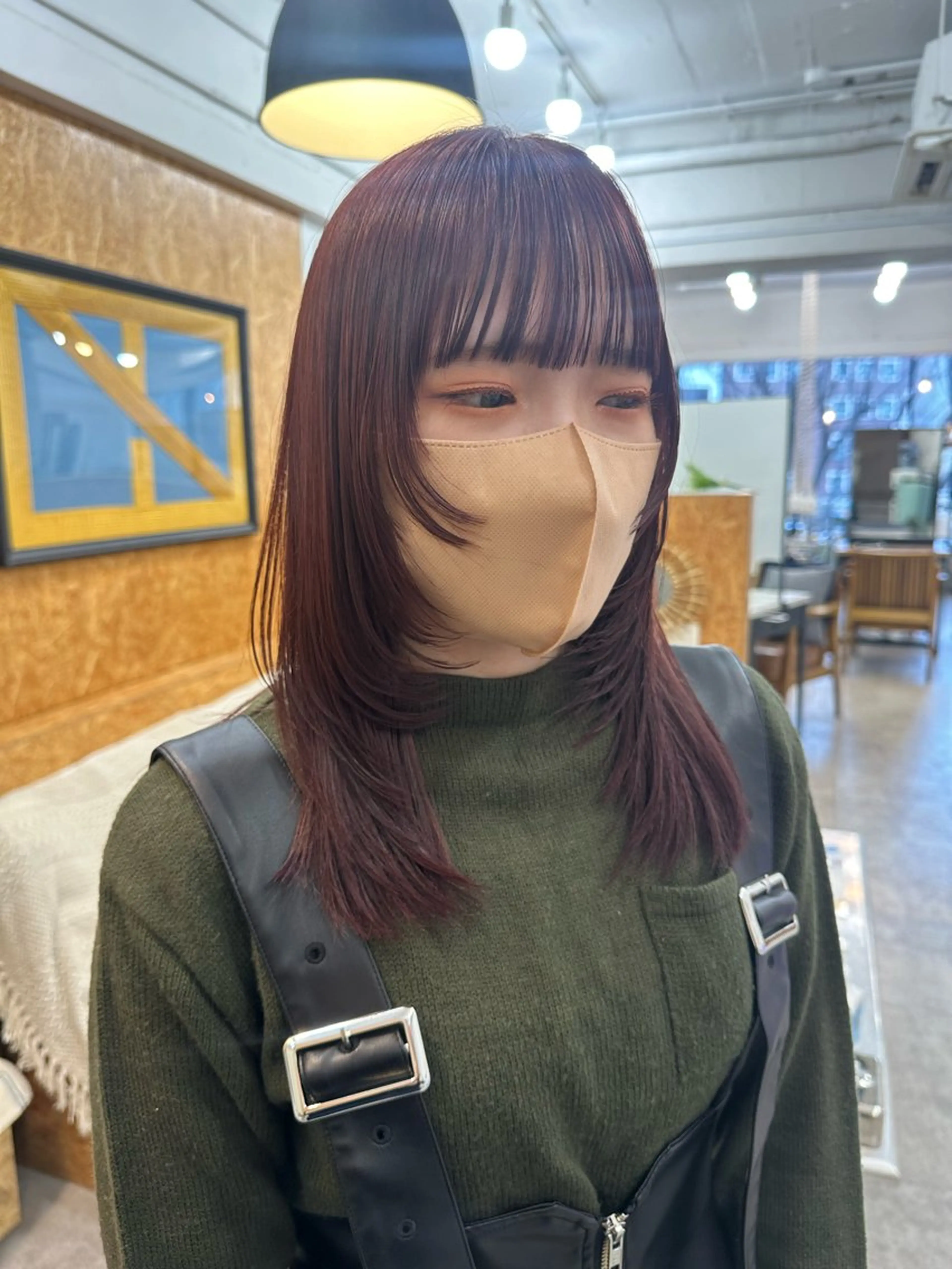 ミディアム カラー 🪭risa 暖色/レイヤー🪭のヘアスタイル