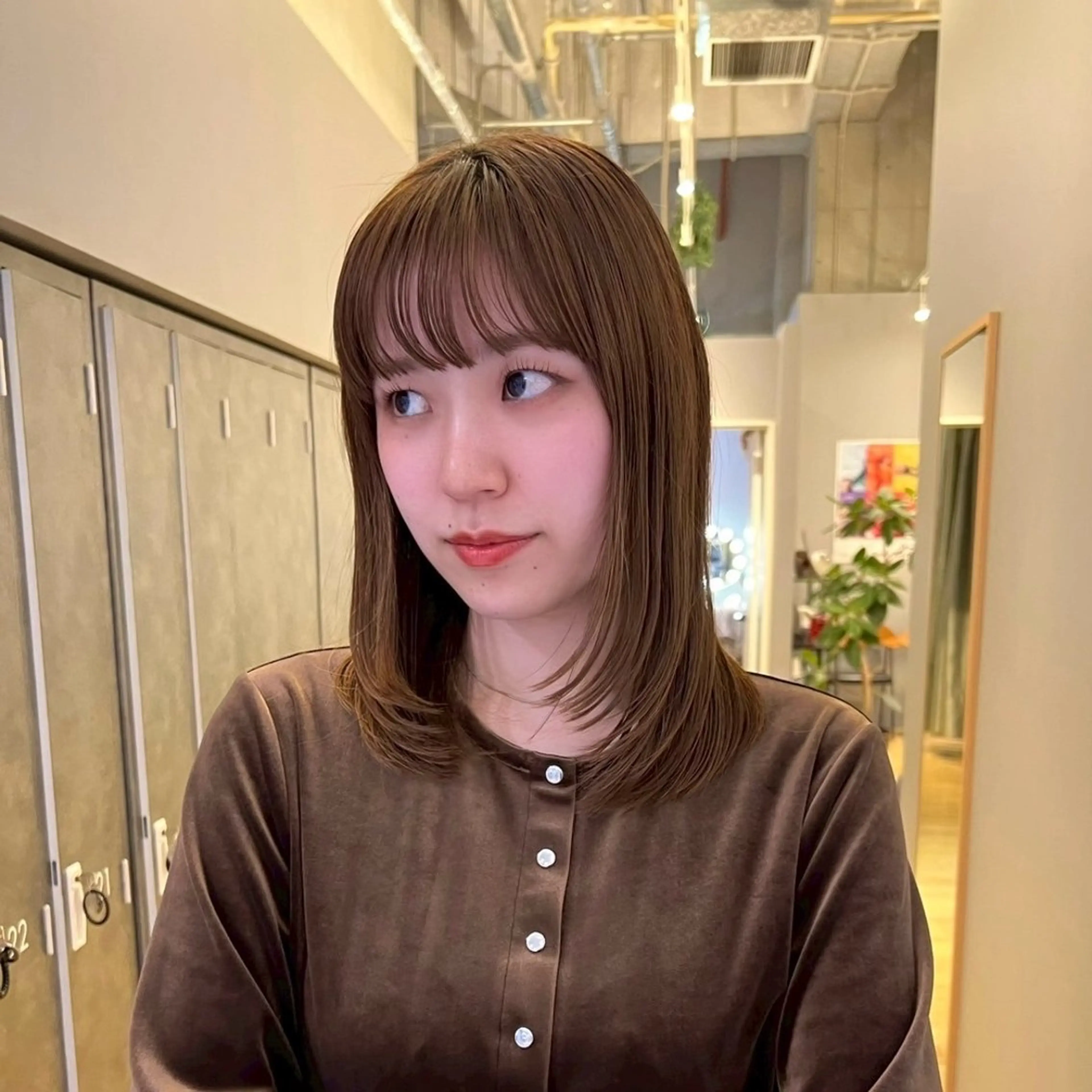 ミディアム 暖色/ボブ/吉岡美音 GIEN NU茶屋町のヘアスタイル