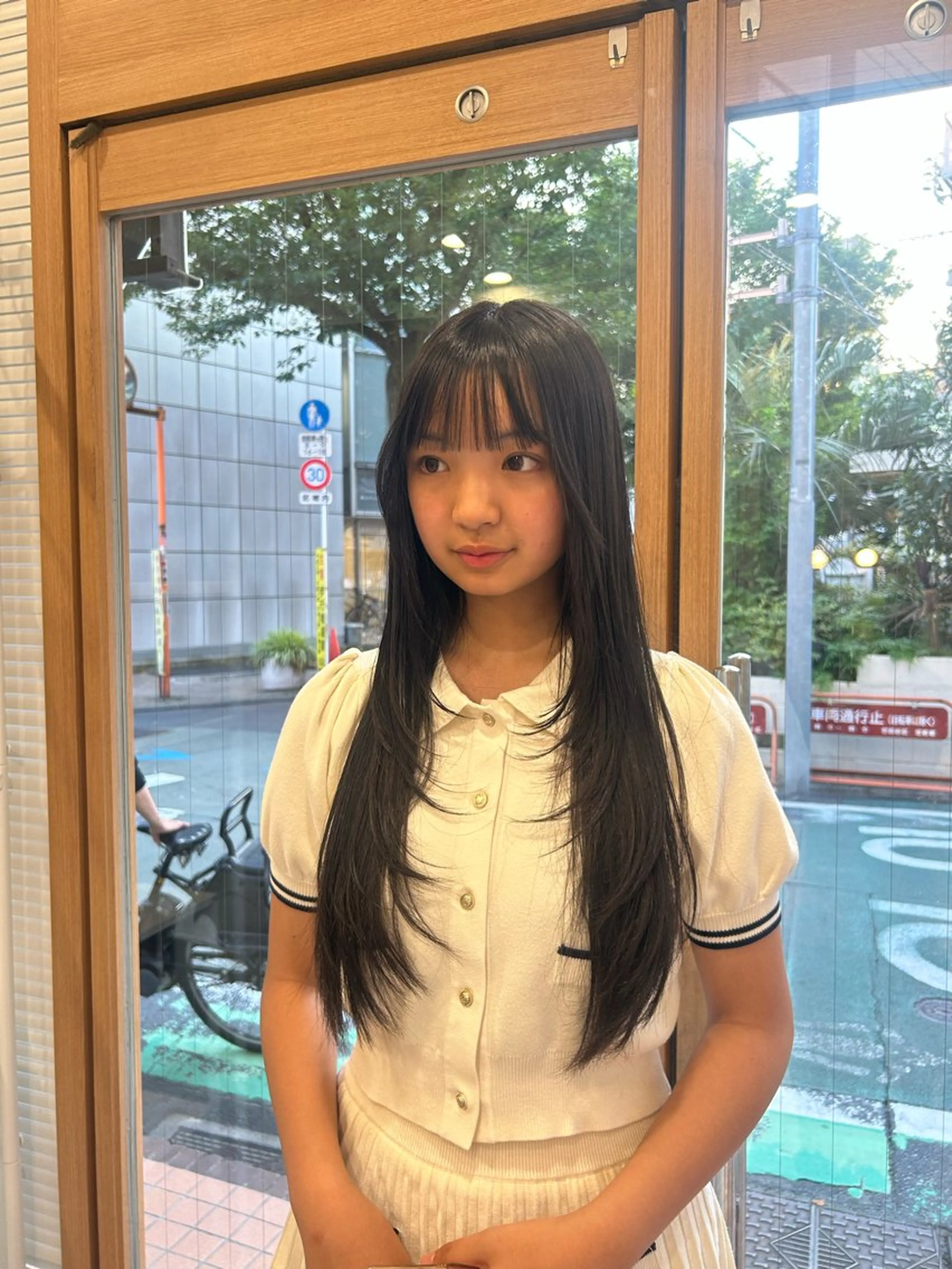 ロング 韓国ヘア ‎⟡.·KANA🐥のヘアスタイル