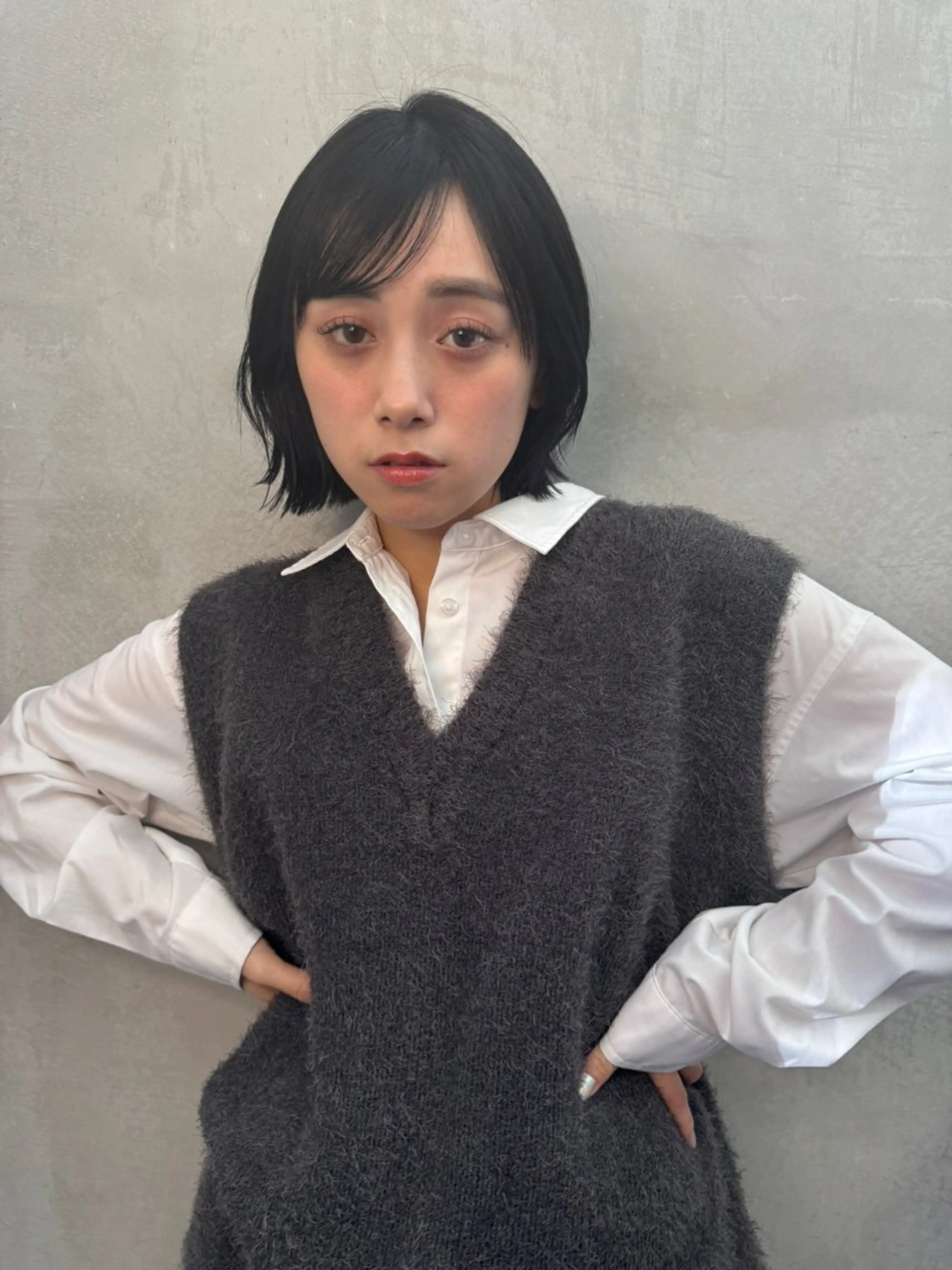 ミディアム Lond partir 【ロンド パルティール】所属・🫧ショート/ボブ/ パーマ/ゆーな🫧‪のヘアスタイル