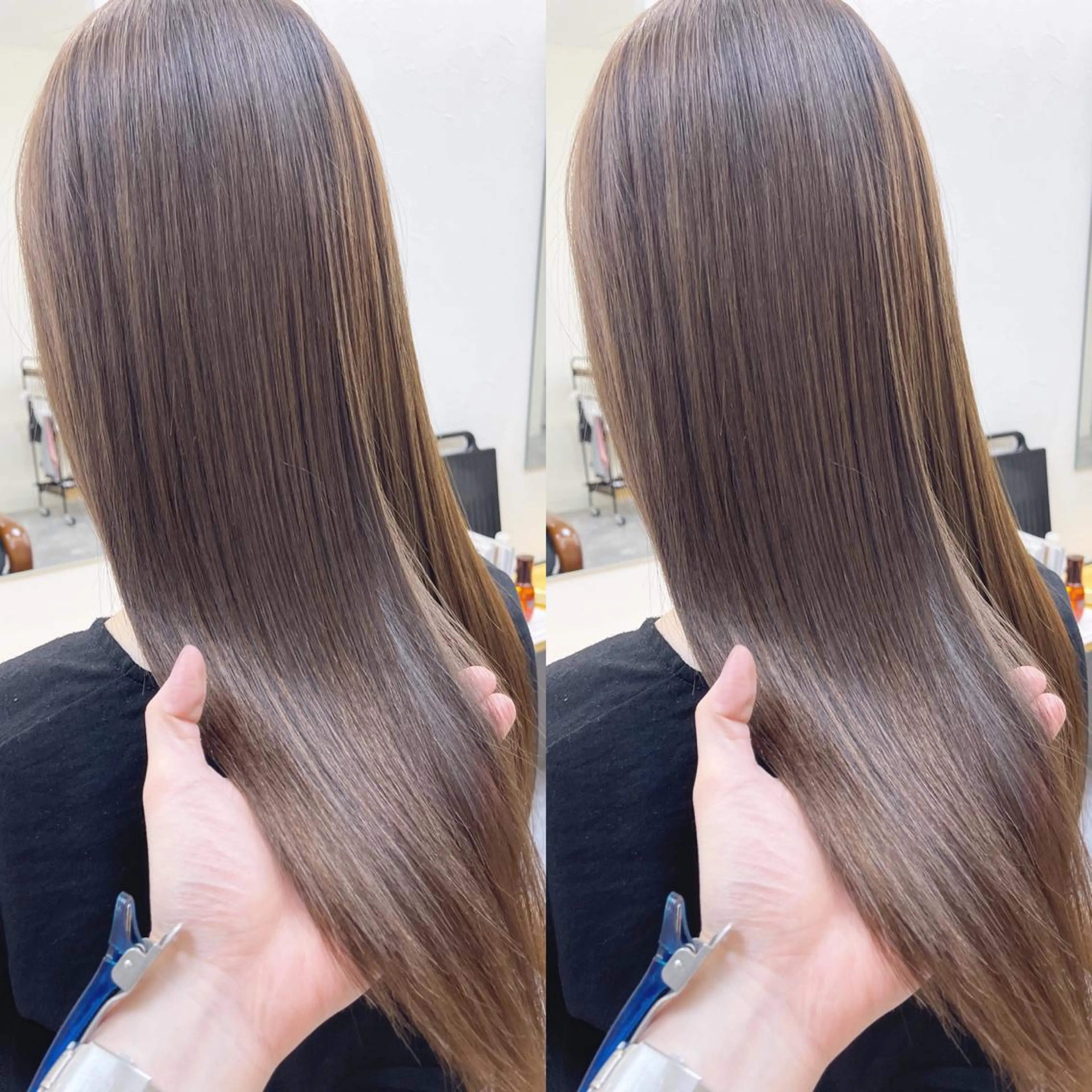 ロング 髪質改善 カット 縮毛矯正 H所属・H (エイチ) 烏丸御池店のヘアスタイル