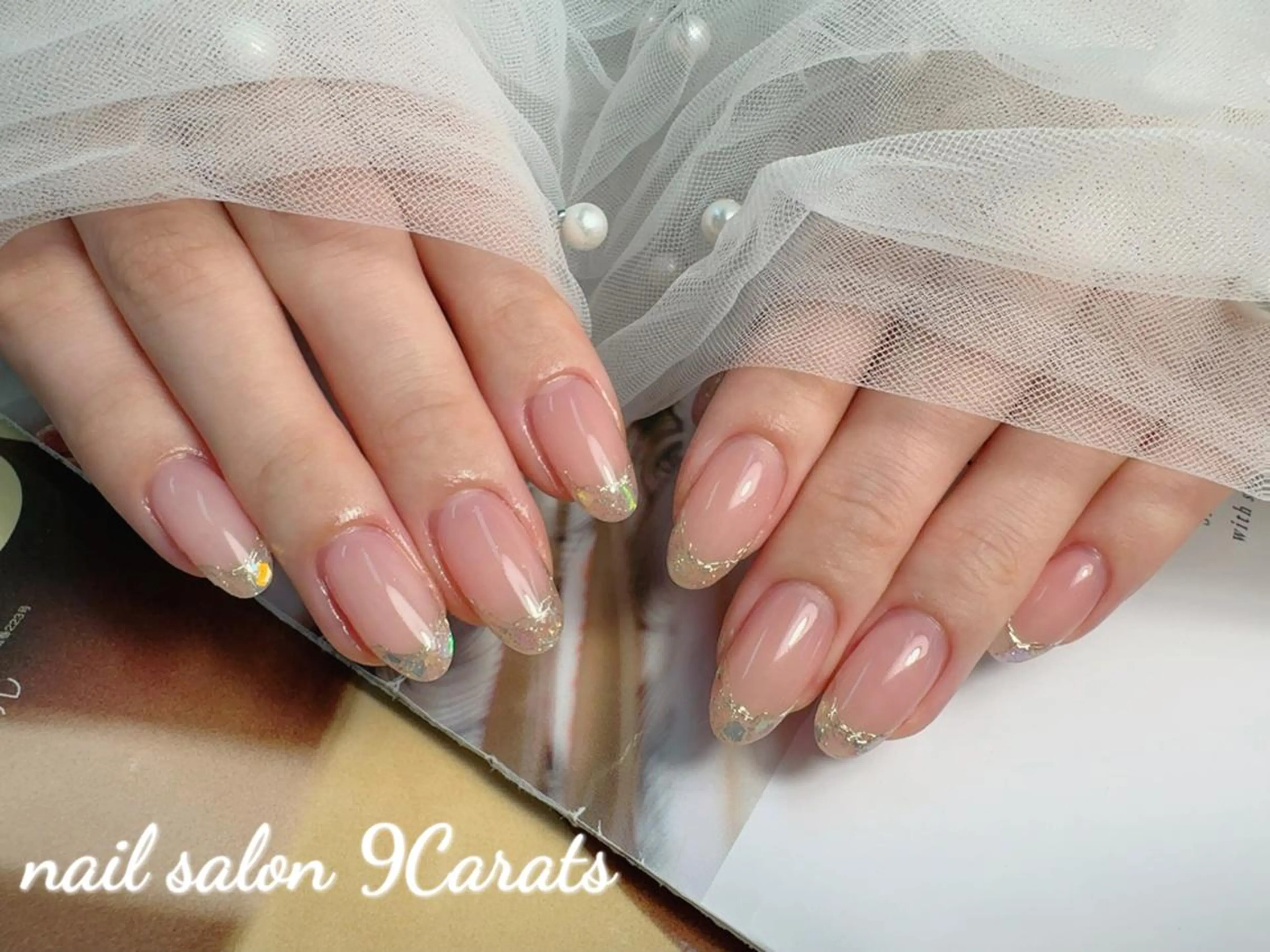 ネイル 💜ワンホンネイル ナインカラット💎のネイルデザイン