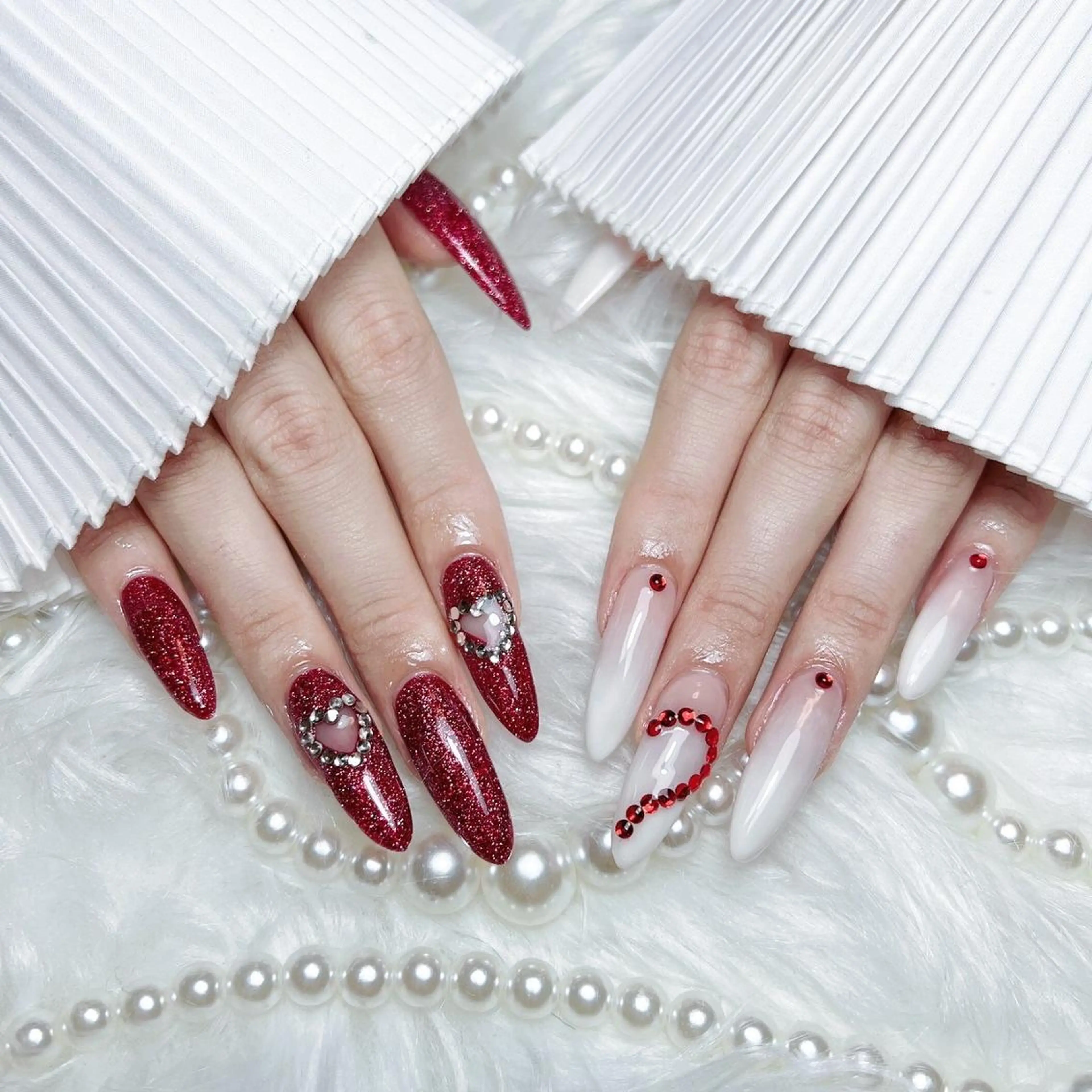 ネイル RAFFINE 月🦋🩵のネイルデザイン