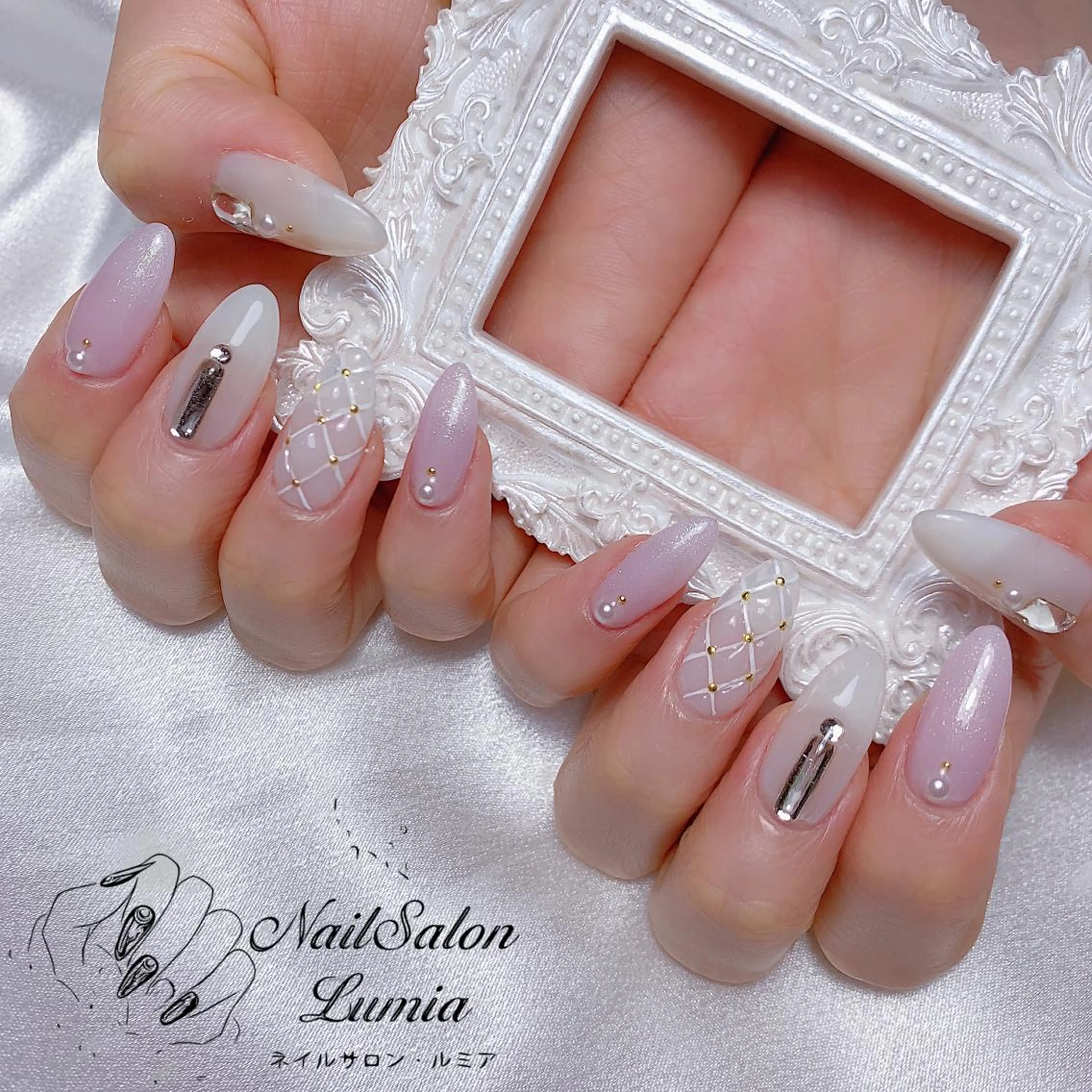ネイル ハンドネイル ネイルサロン ルミア Lumia 店長のネイルデザイン