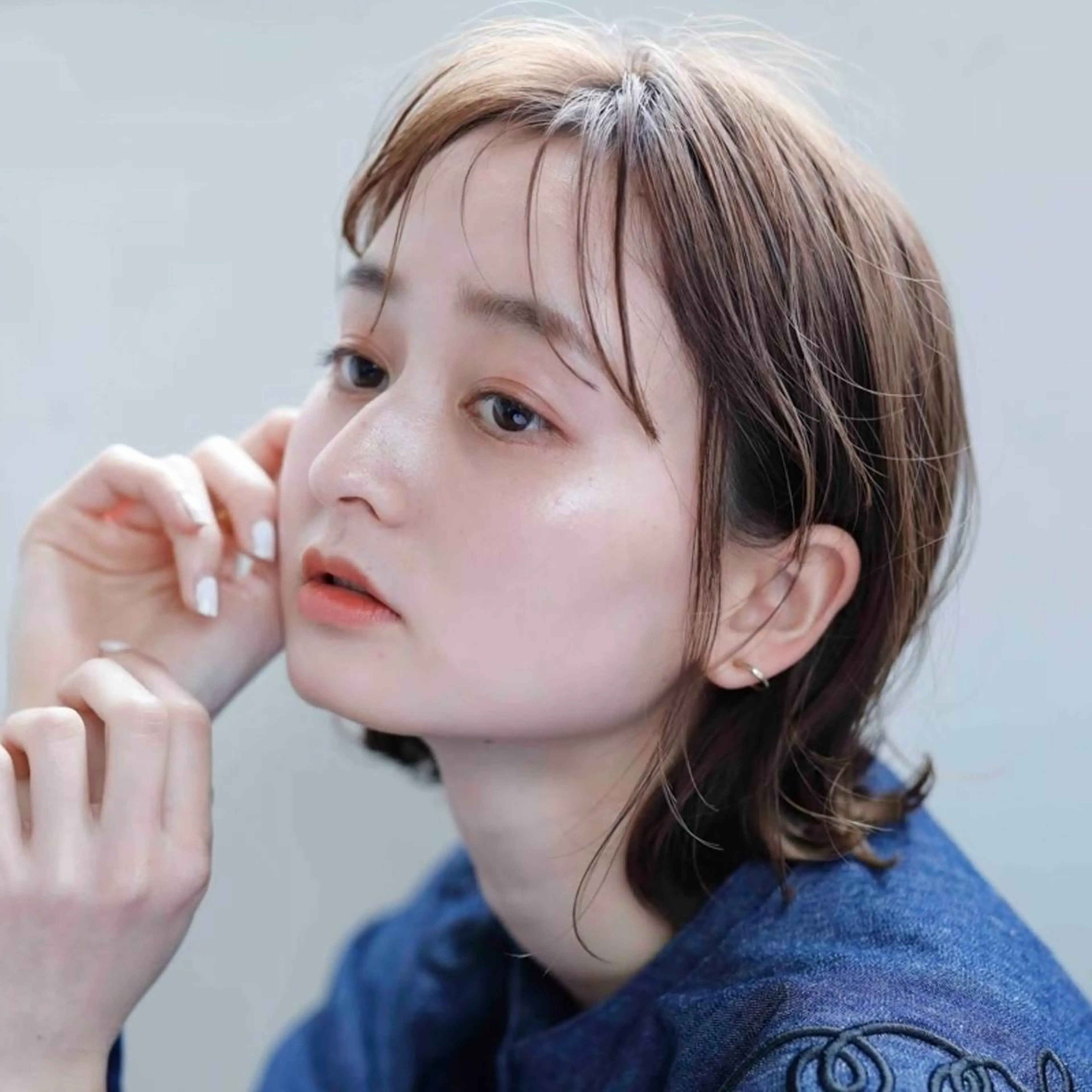 ミディアム カット ヘアカラー トリートメント ROW 札幌のヘアスタイル