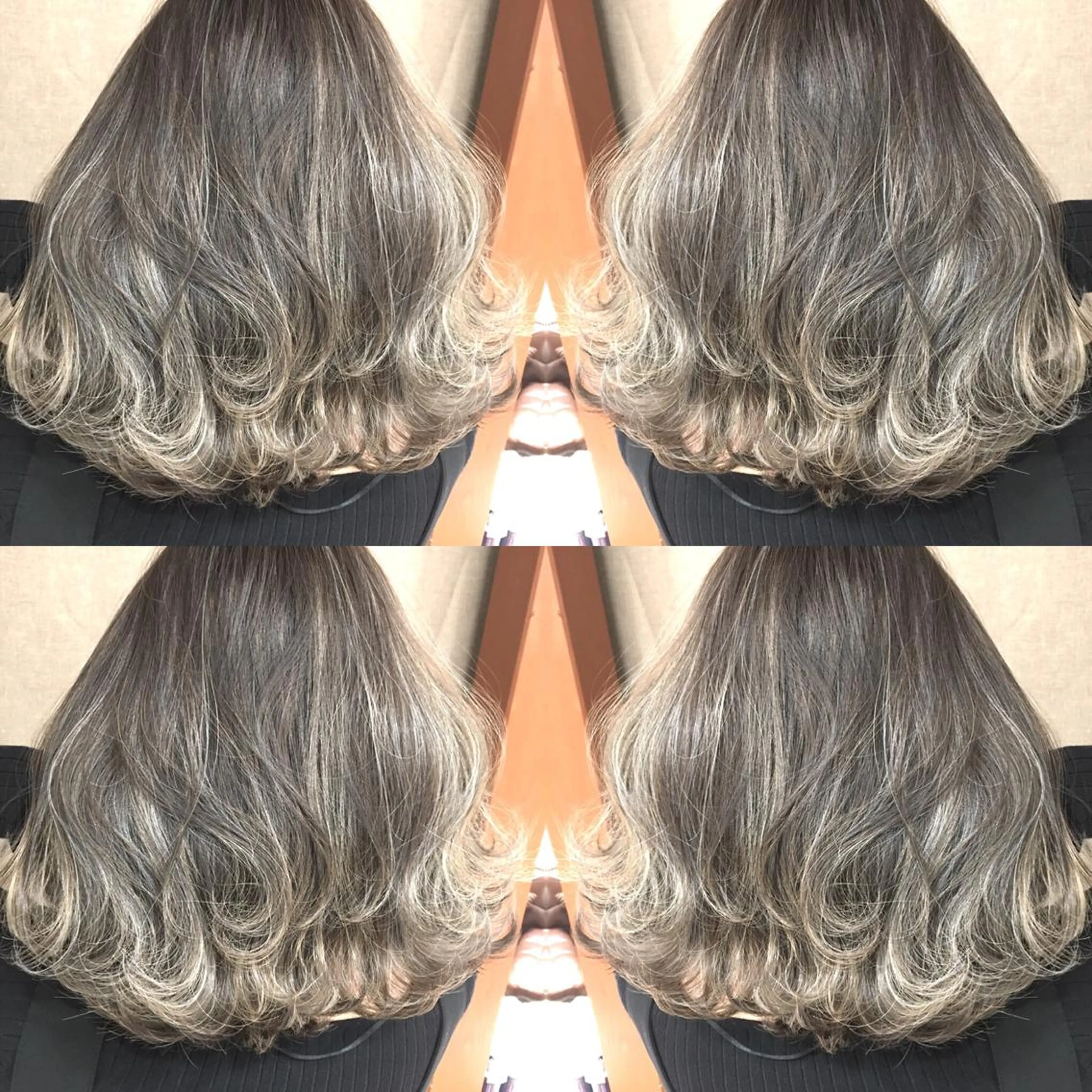 ミディアム カラー ネイル マツエク・マツパ ヘアカラー トリートメント 井上 一平のヘアスタイル