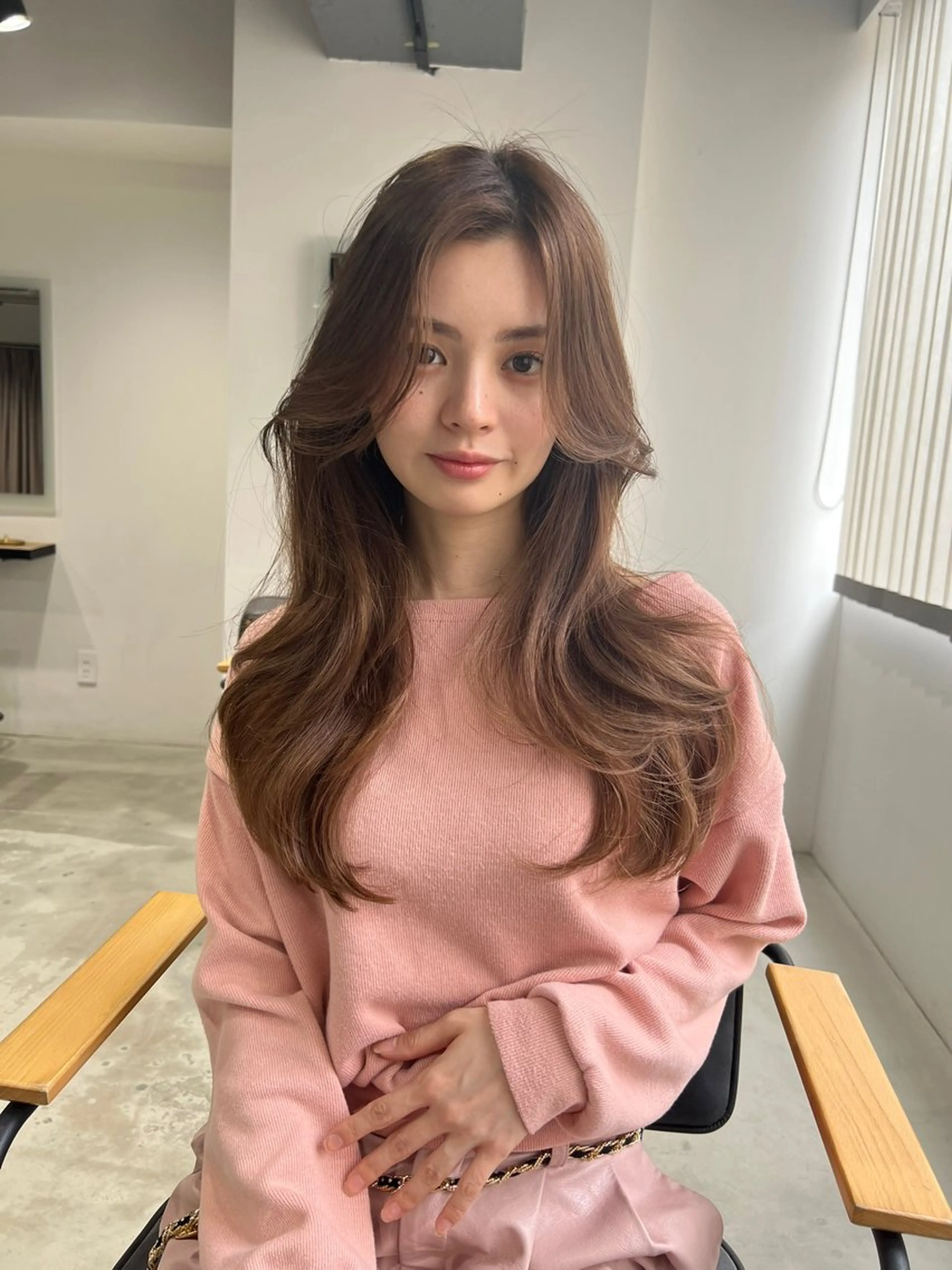 ロング ヘアカラー ALLYS 渋谷店所属・最高級の艶のある カラーmei🎨のヘアスタイル