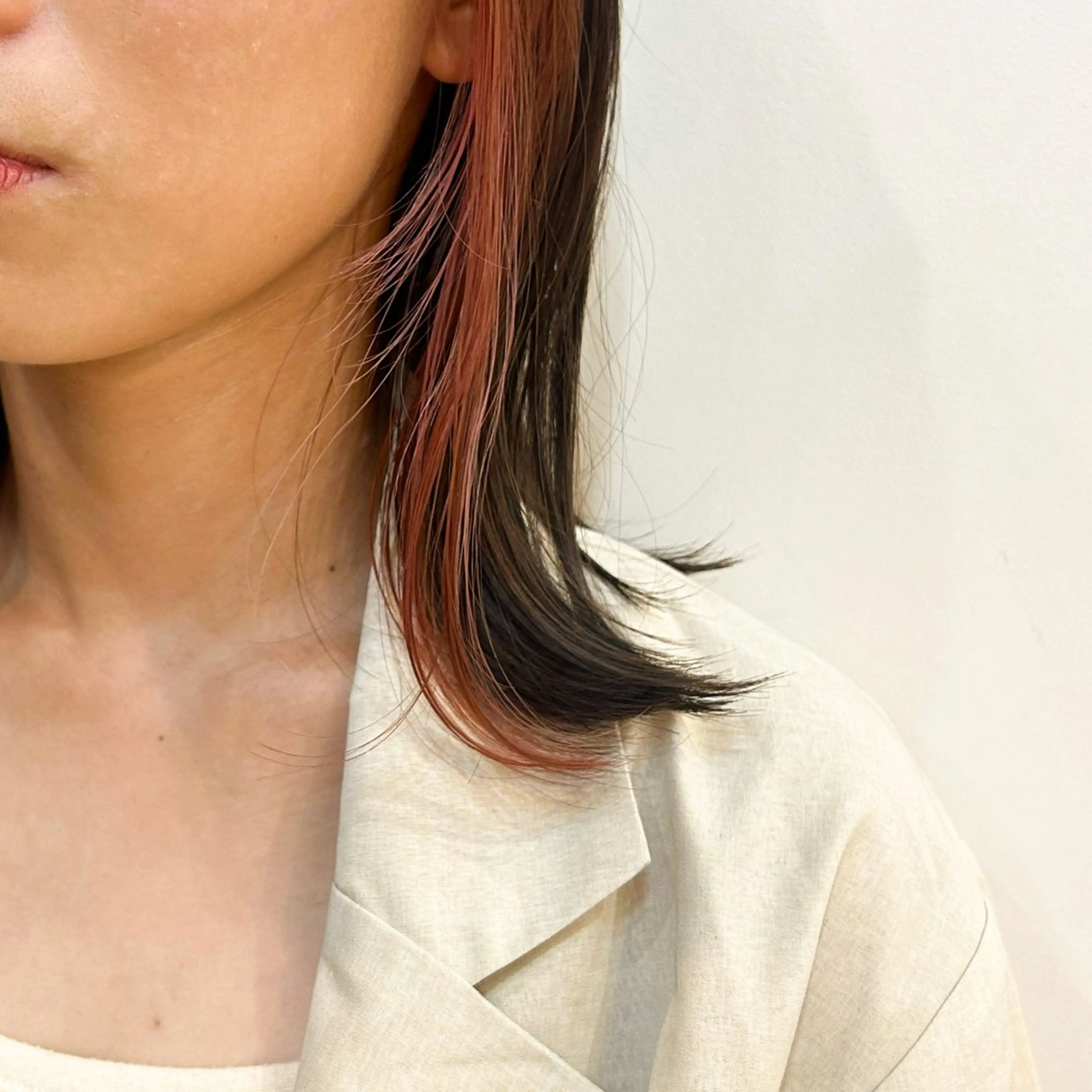 ミディアム このか/似合わせ/ 透明感/ダブルカラーのヘアスタイル