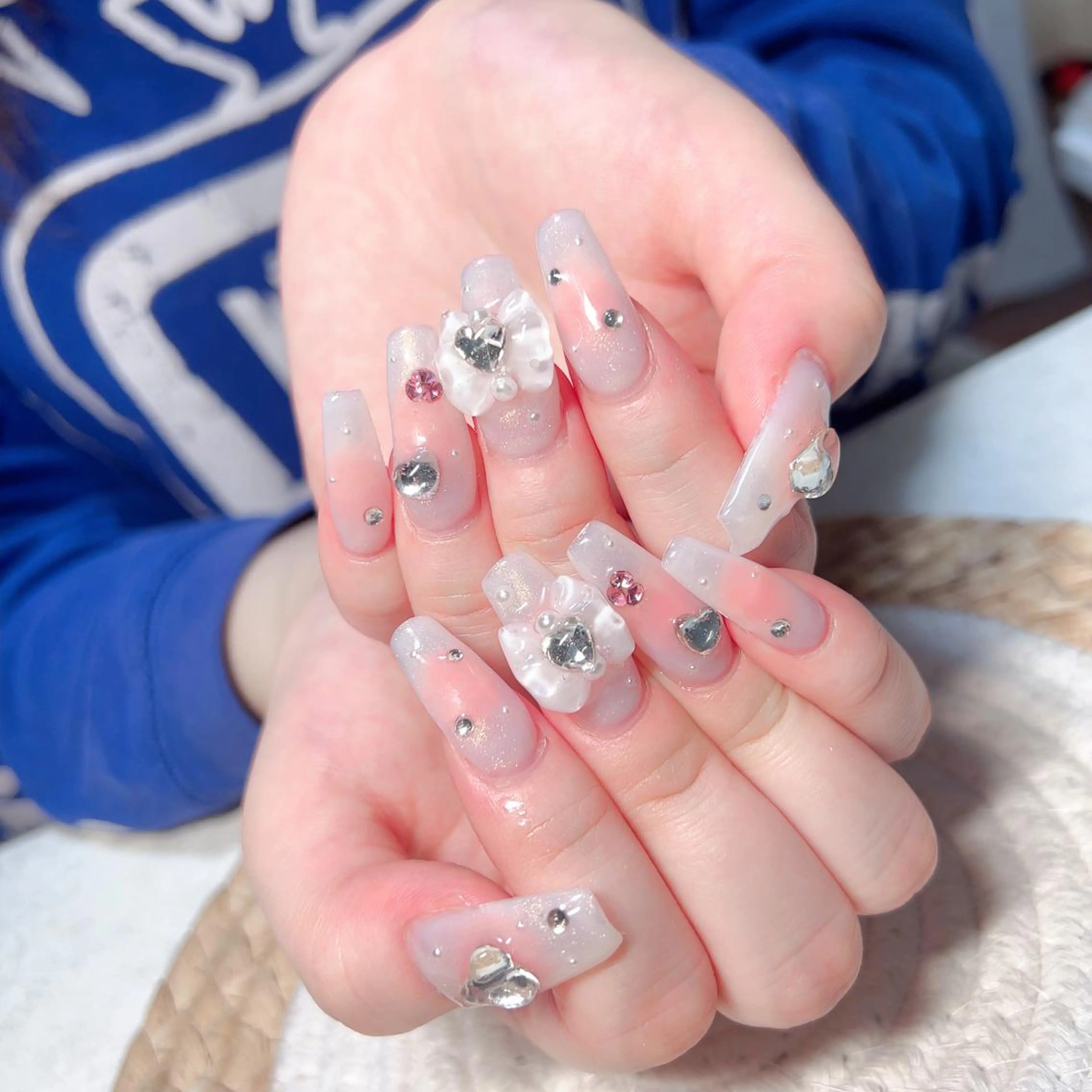 ネイル ハンドネイル M🌷nail 長さだし専門店のネイルデザイン