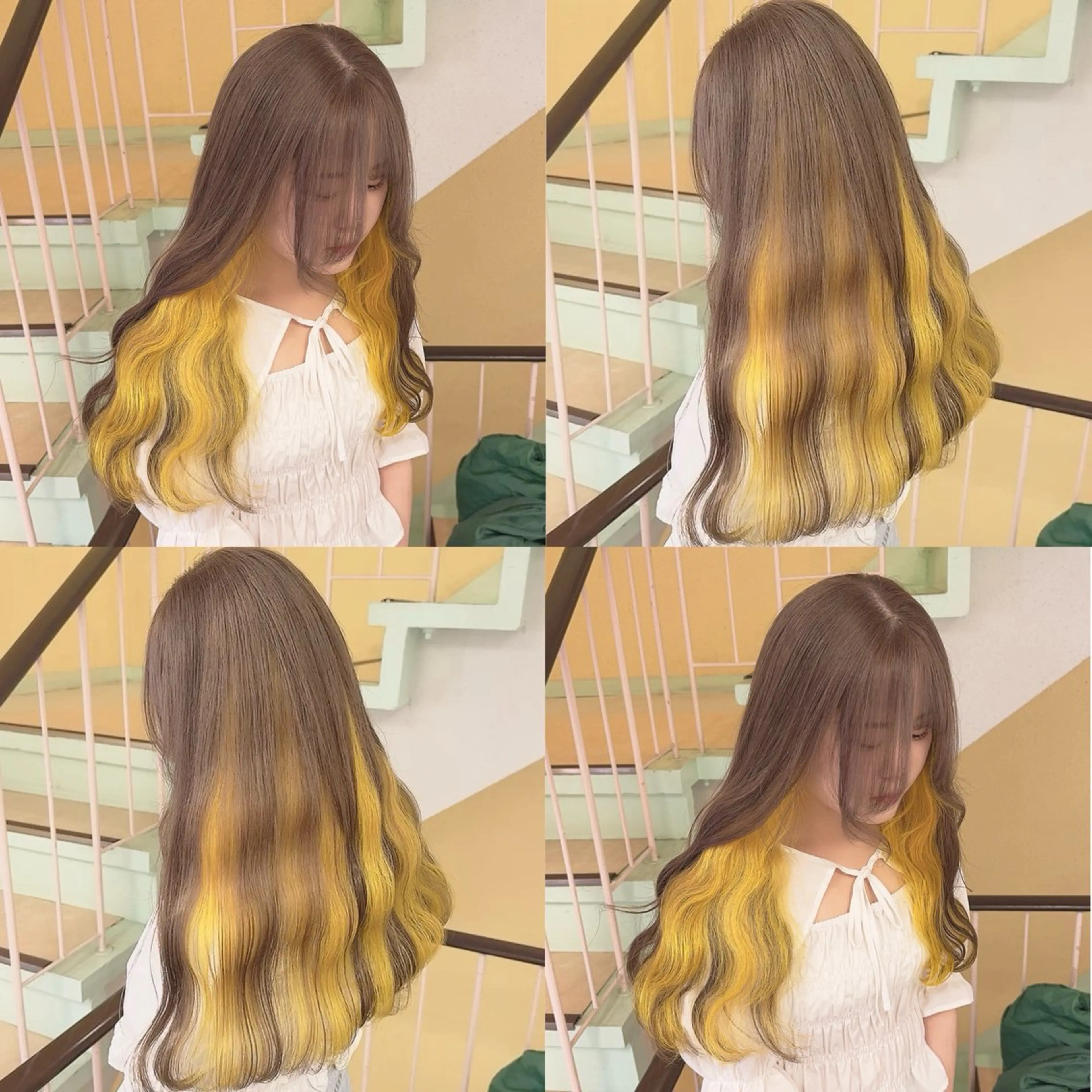 カラー ヘアカラー トリートメント 渋谷:インナーカラー ／🍒エリカ🍒のヘアスタイル