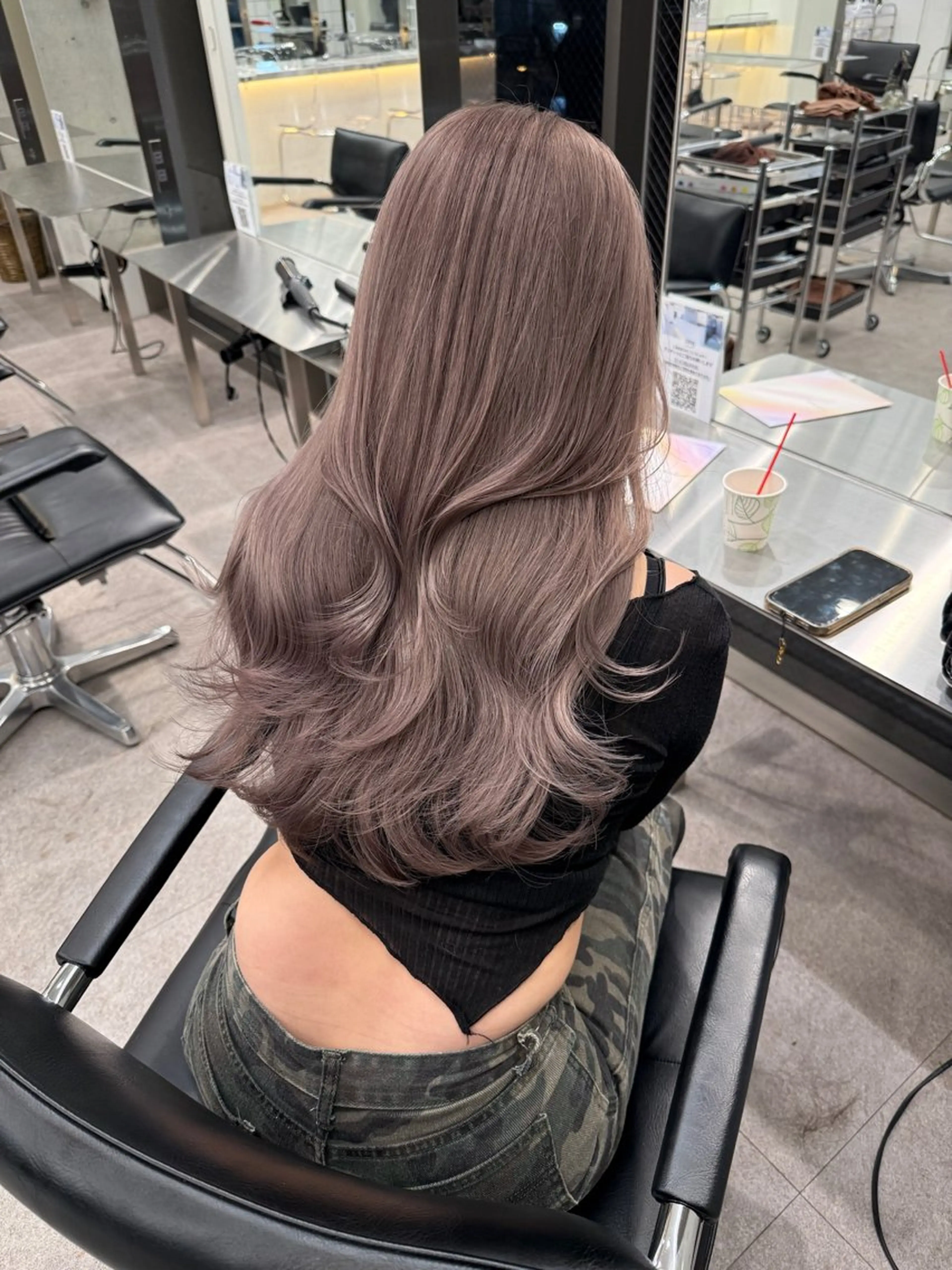 ロング カラー 🐯ミルクティーベー ジュ/大雅🐯のヘアスタイル