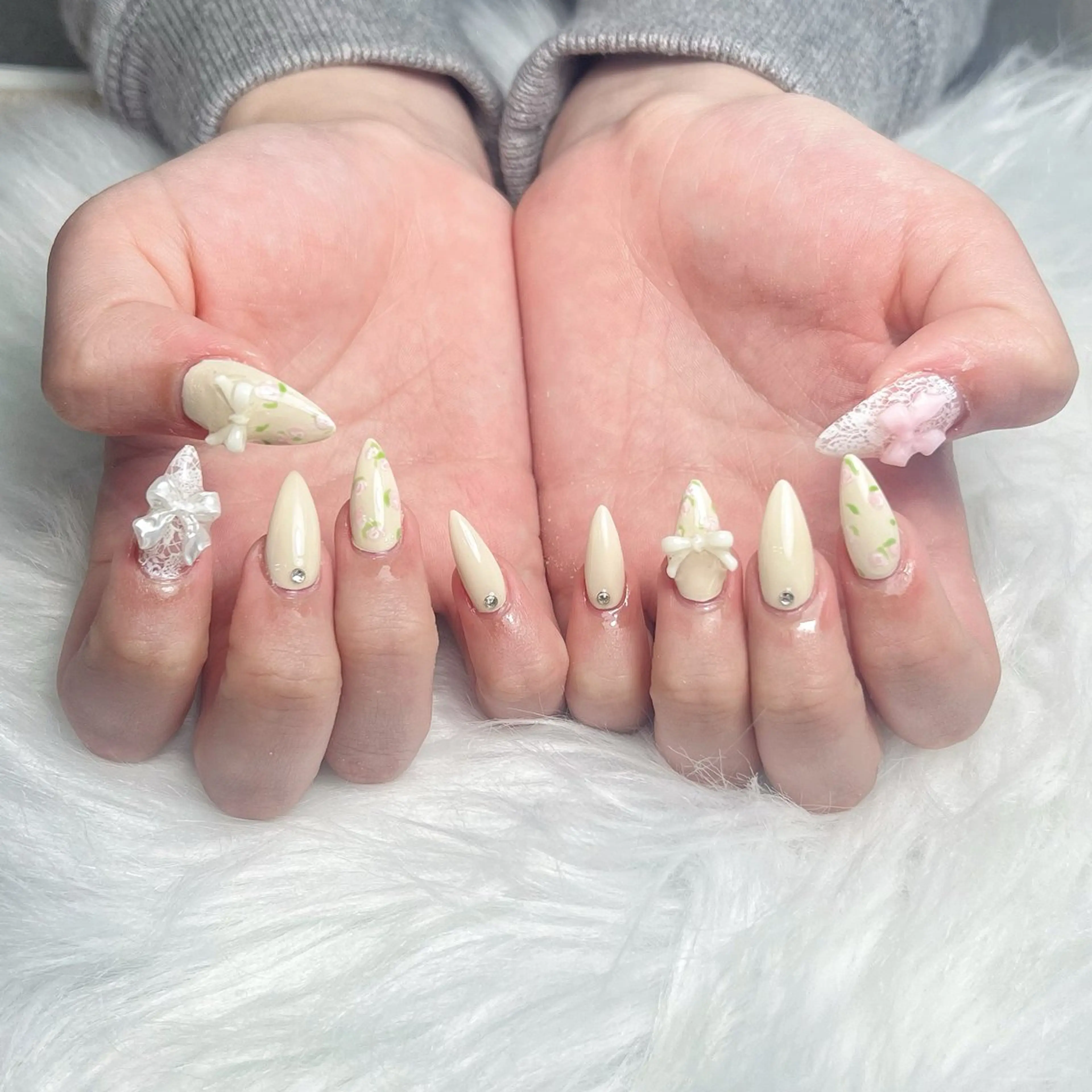 【チップ長さだし】6本フリーデザイン💅🍁💖15％お🉐の写真