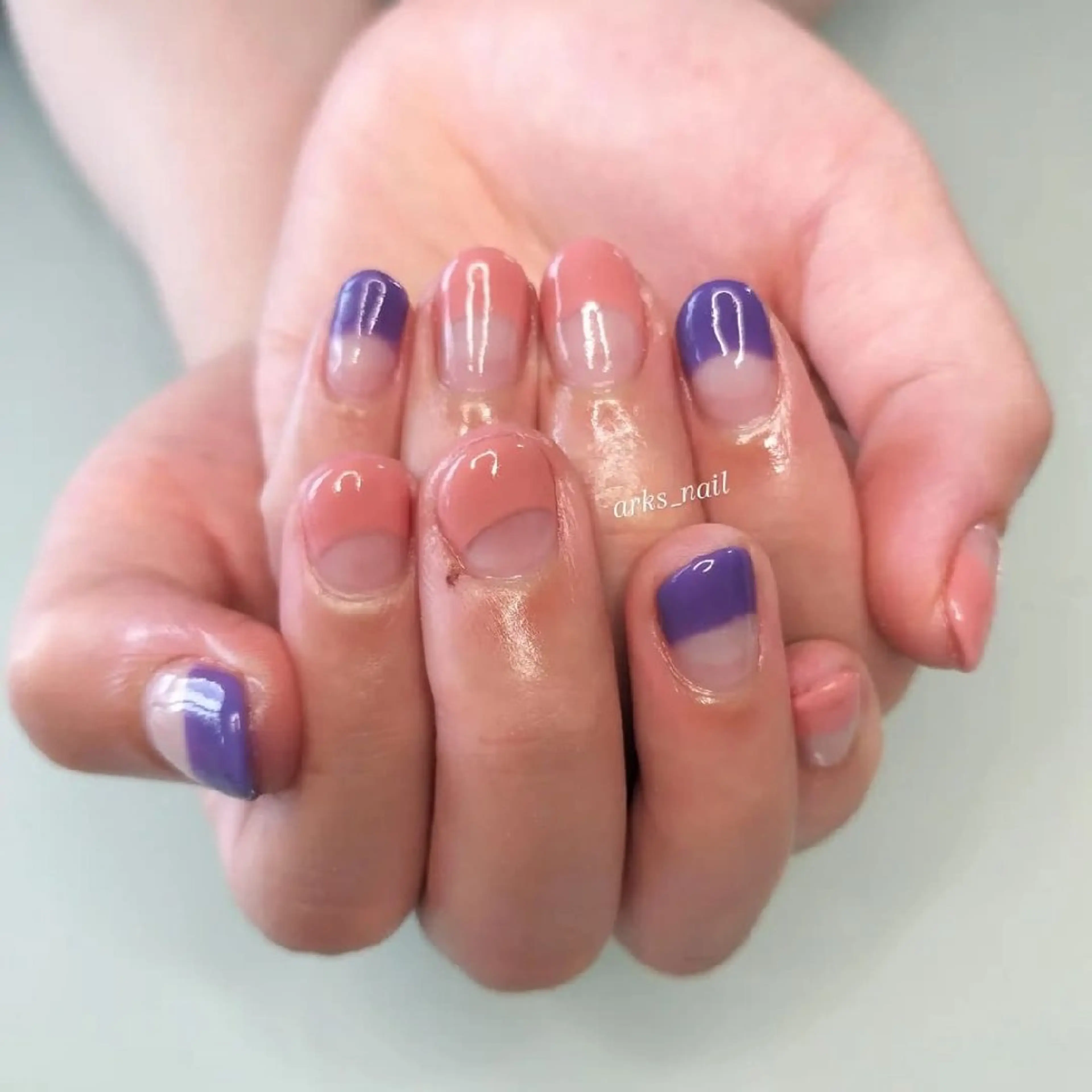 ネイル フレンチネイル ジェルネイル ハンドネイル アークス所属・arks nailのネイルデザイン