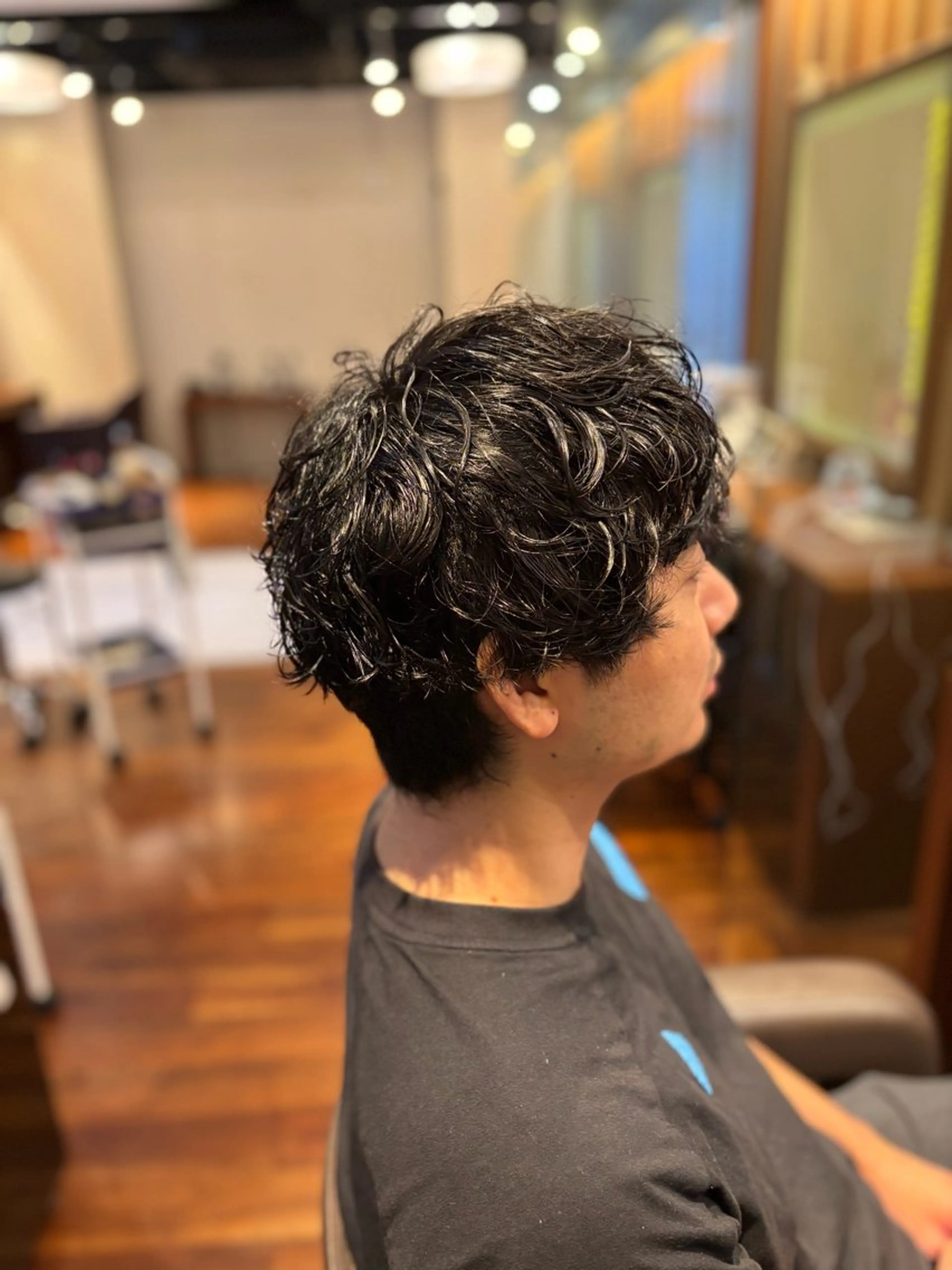 ショート パーマ メンズ カット パーマ 👑メンズパーマ/髪 質改善/鎌倉🐮のヘアスタイル