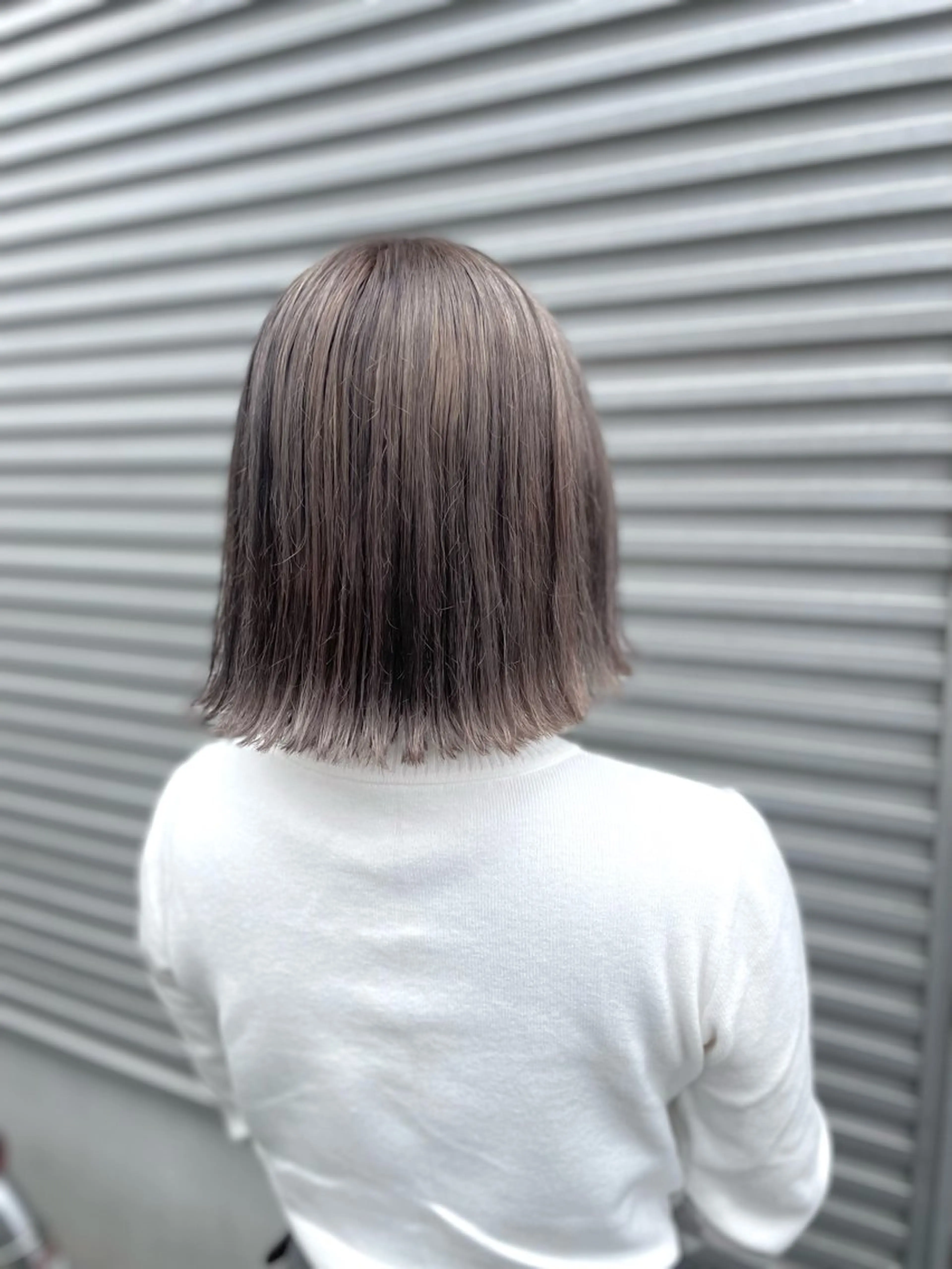 ミディアム アッシュ アッシュグレー 【史上最高】口コミ No.1/ナツキのヘアスタイル