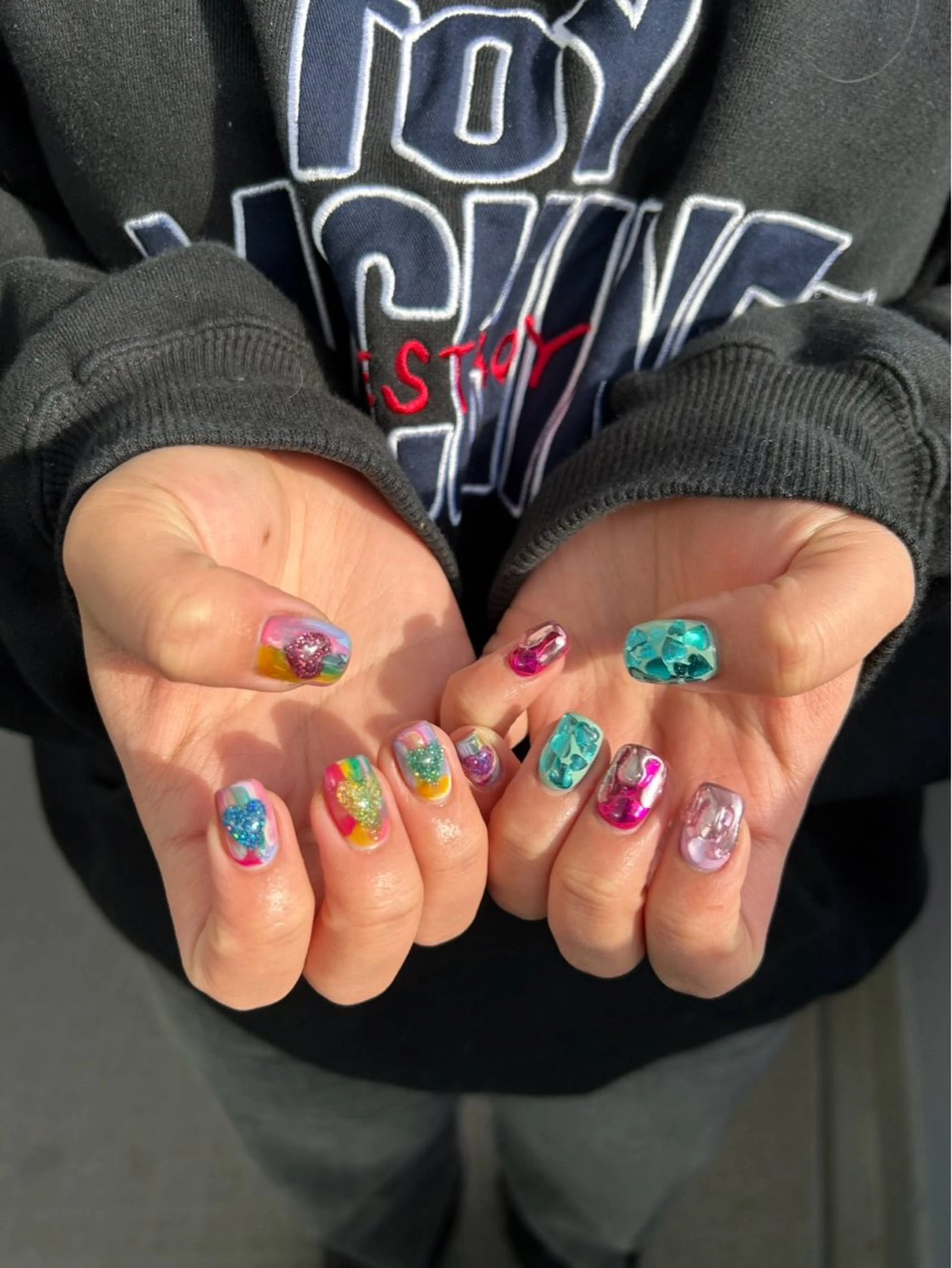 ネイル アートネイル 持ち込み AYA NAILZ. & Eyelash所属・小野 あやのネイルデザイン