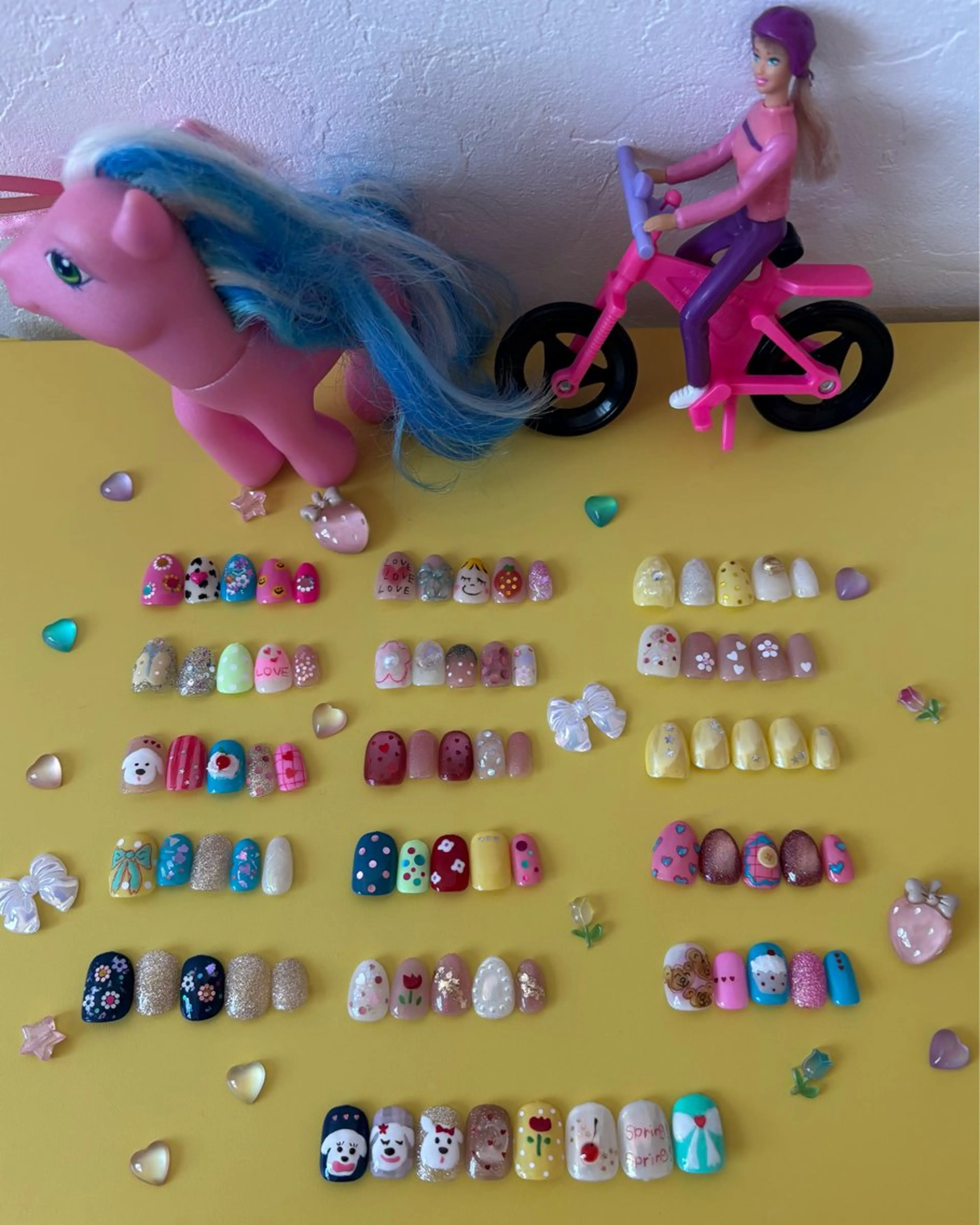 ネイル 春ネイル ぽっぷん satomiのネイルデザイン