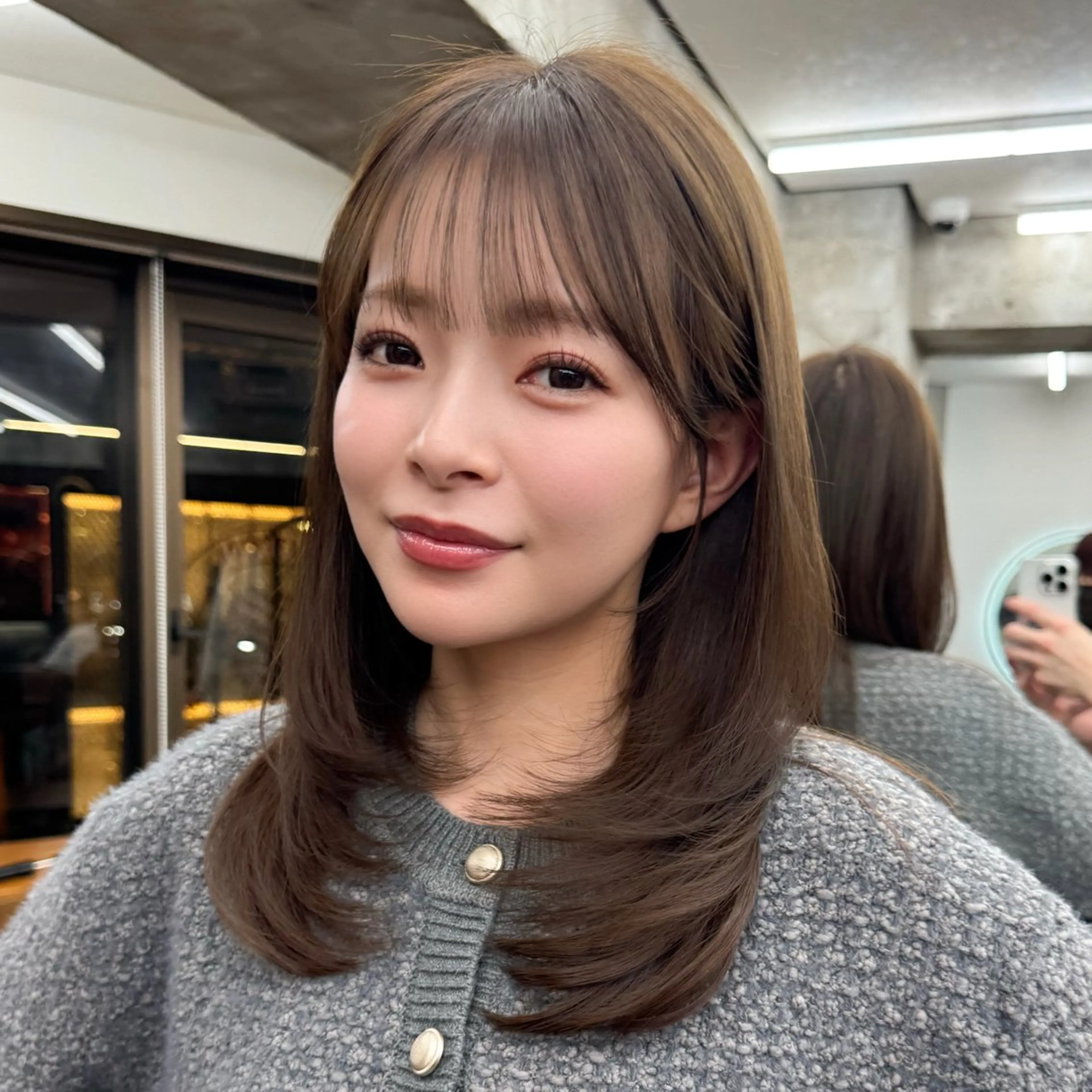 ミディアム カラー 柔らかいレイヤー🌿 大人ヘア/みっきーのヘアスタイル