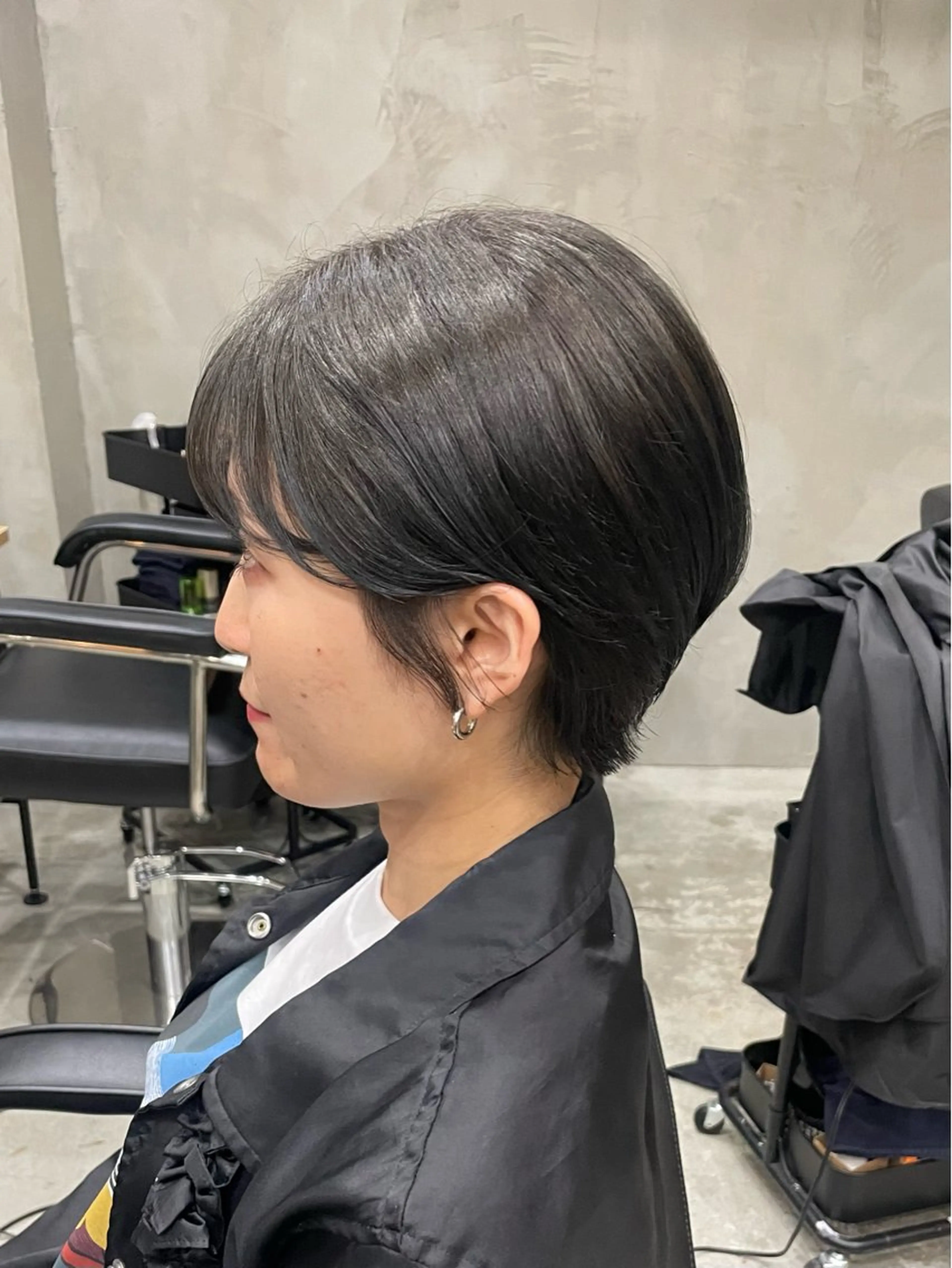 ショート 丸みショート ショートヘア la fith hair too.所属・la fith hinaのヘアスタイル