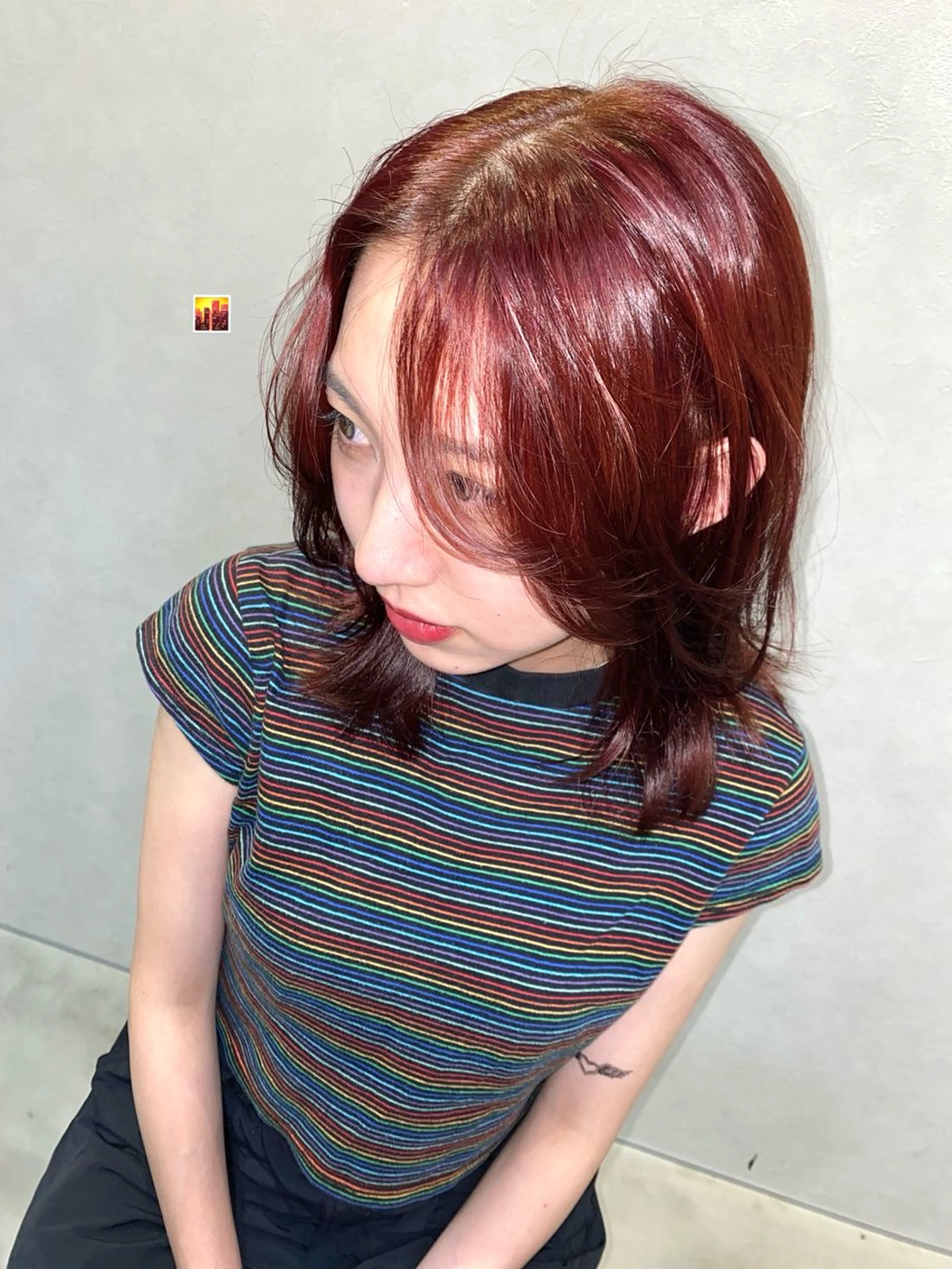 ミディアム カラー AMATORA Sakuのヘアスタイル