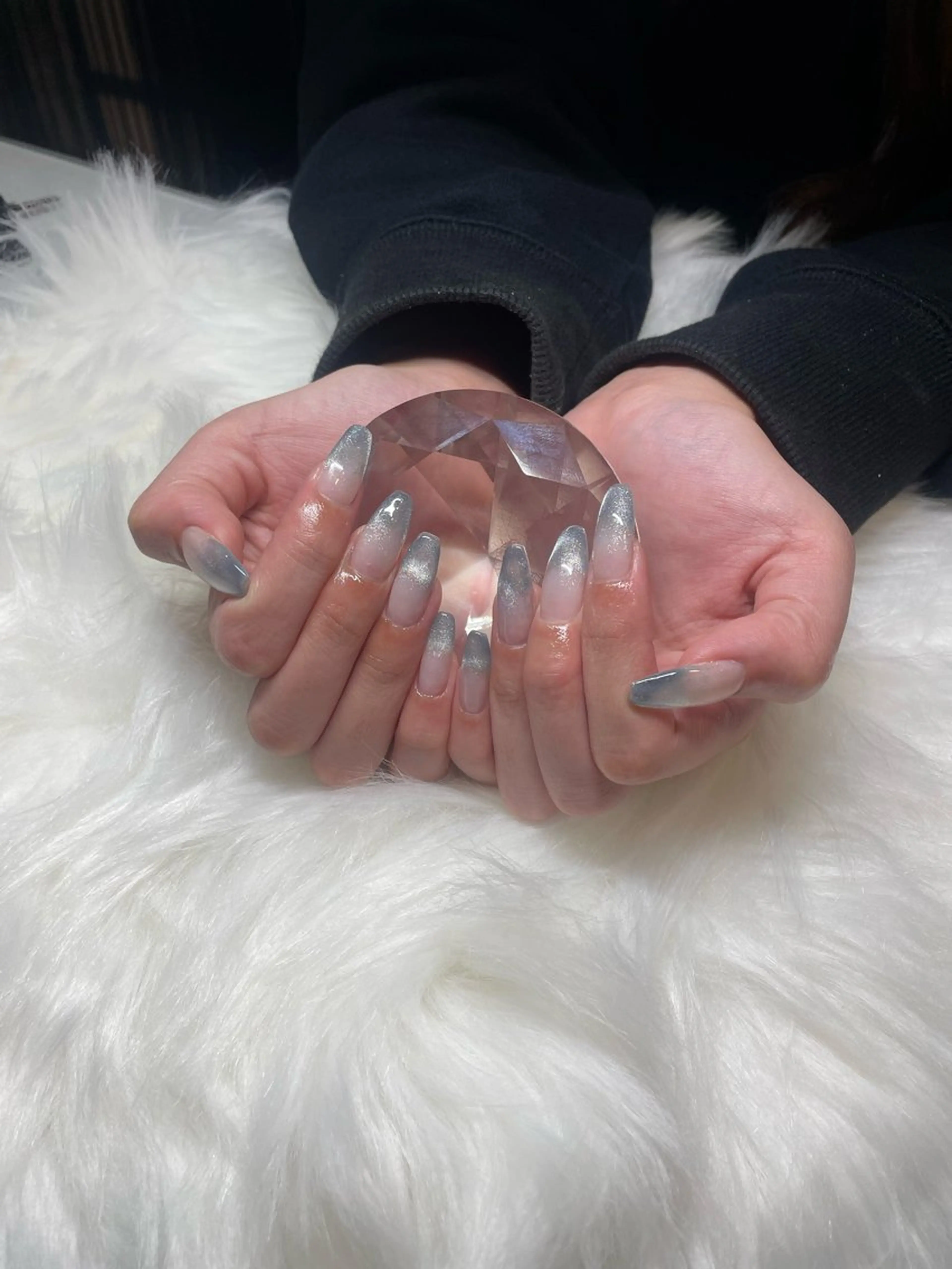 🌟長さ出し🌟オフなしラメグラデーション🩷の写真