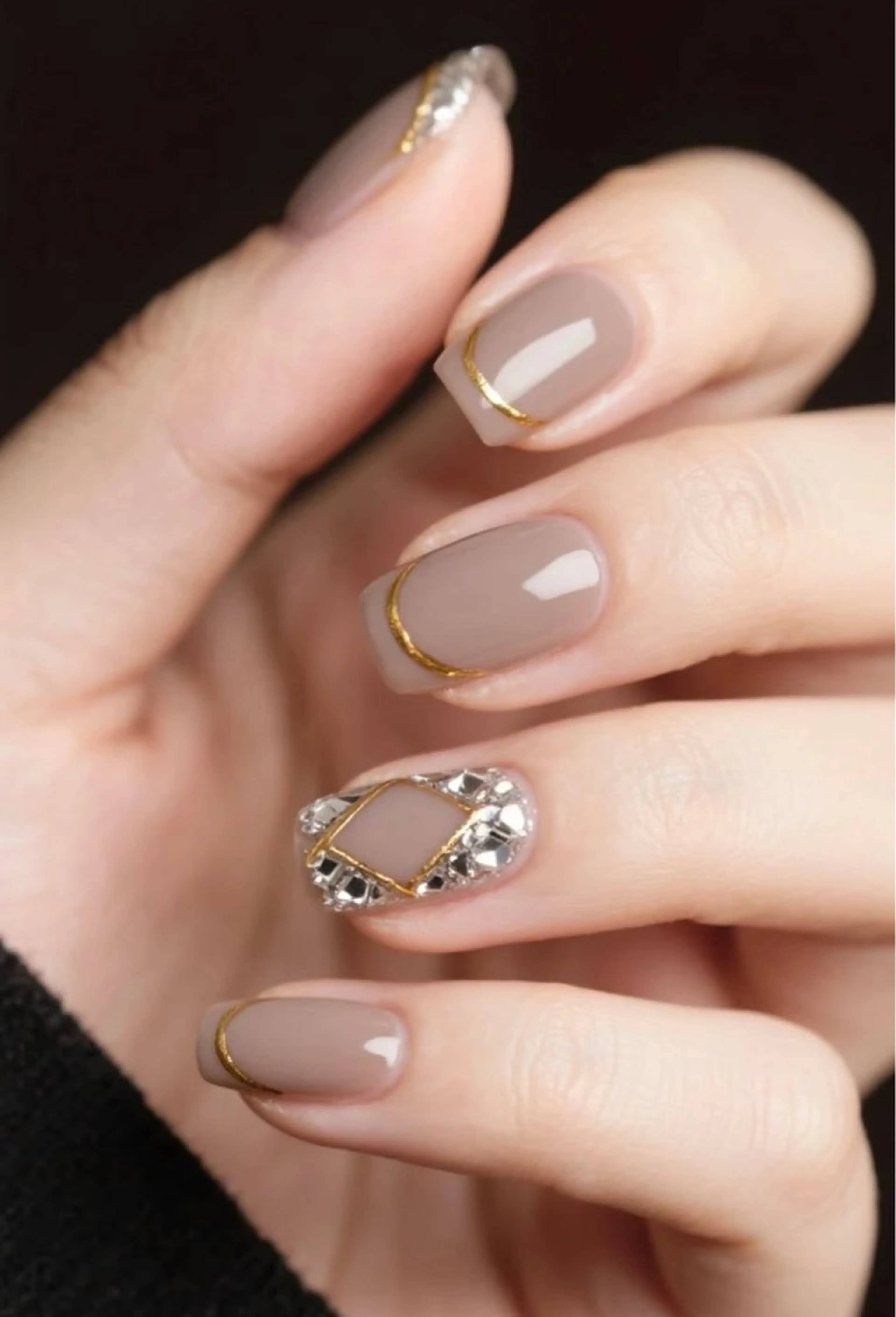 ネイル キラキラネイル ハンドネイル Maylie Nail所属・キイ サロンのネイルデザイン