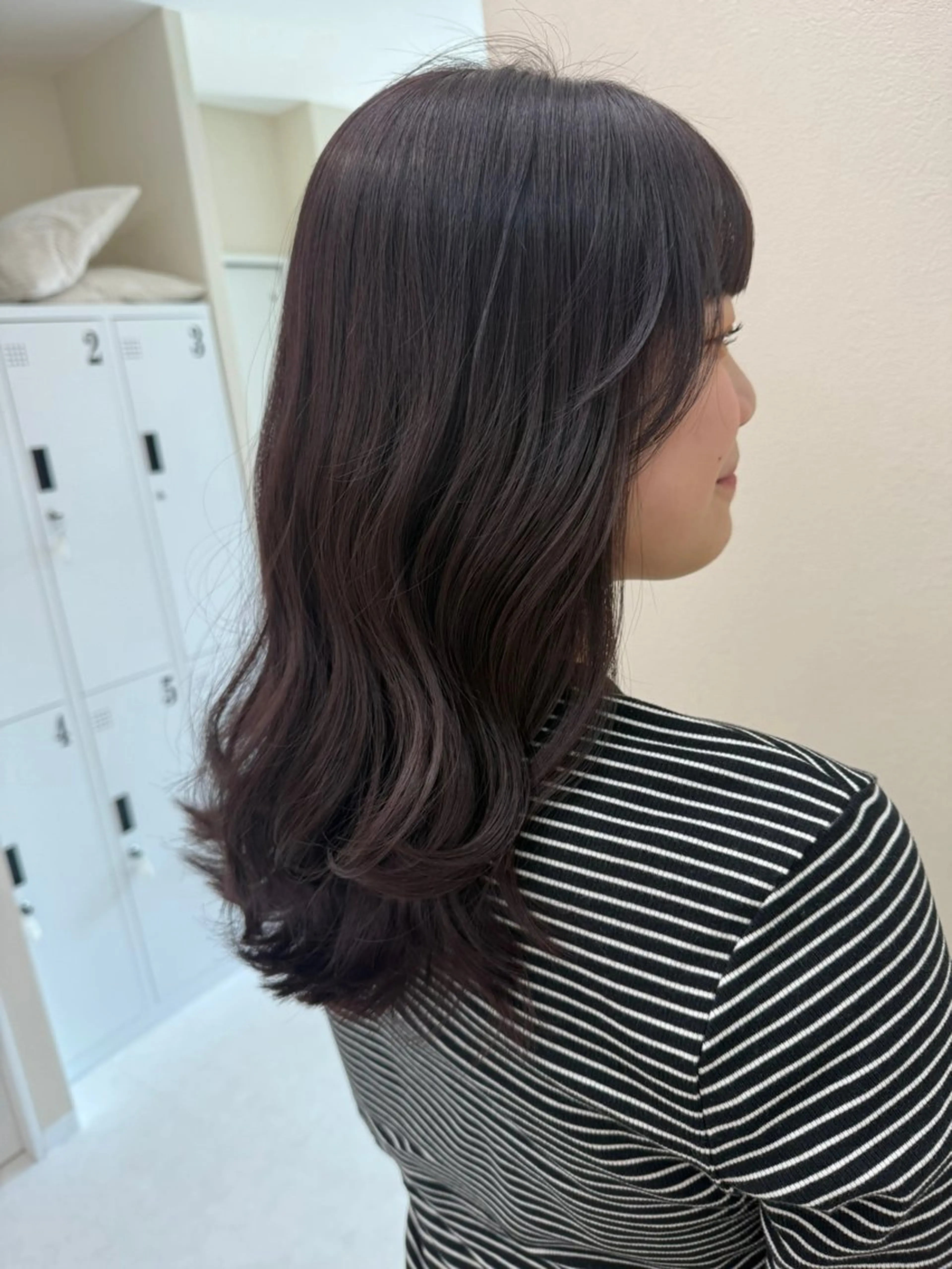 ロング カラー ラベンダーカラー ETRE所属・🫧透明感カラー🫧 古川穂果のヘアスタイル