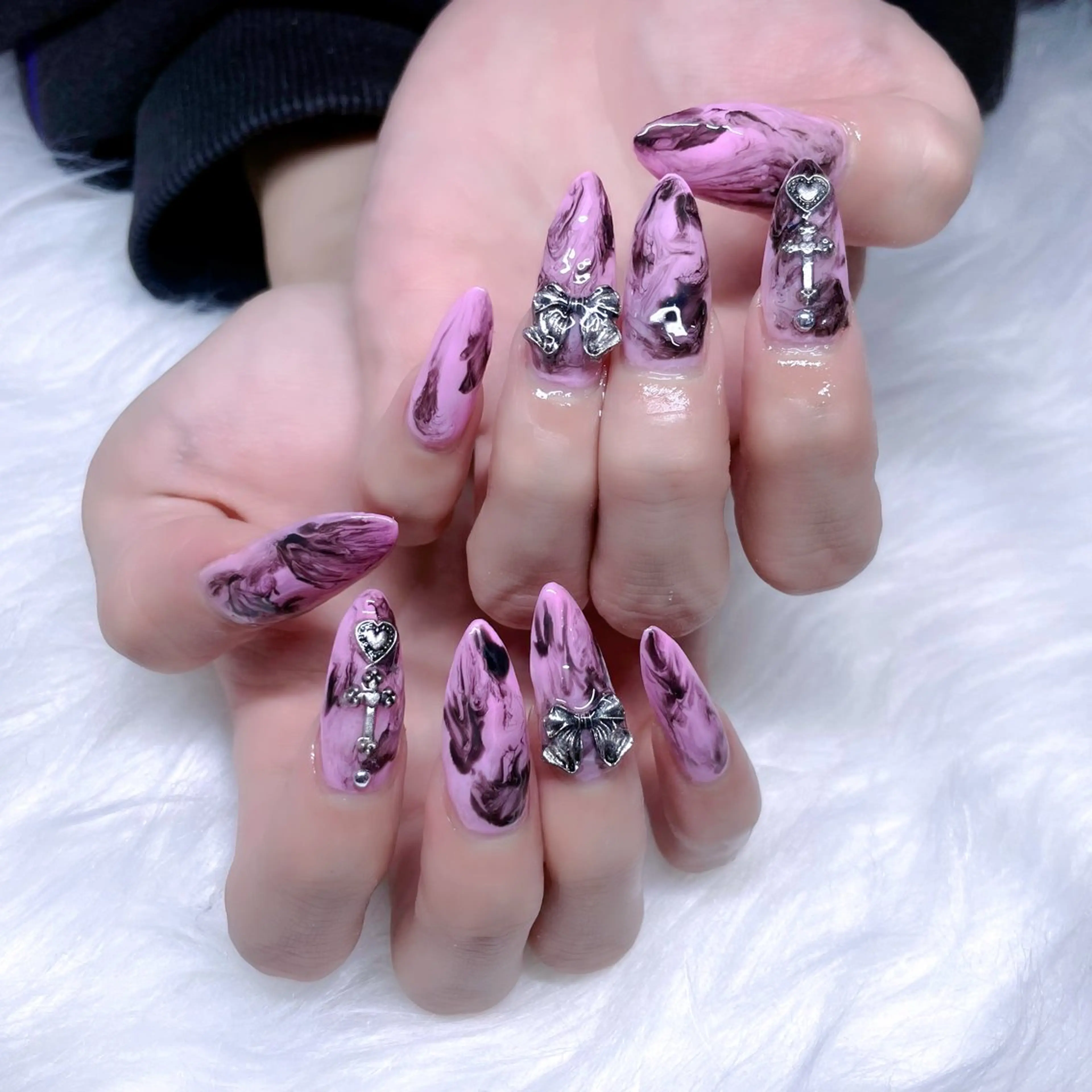 ネイル ハンドネイル nyan 🎀nail🎀のネイルデザイン