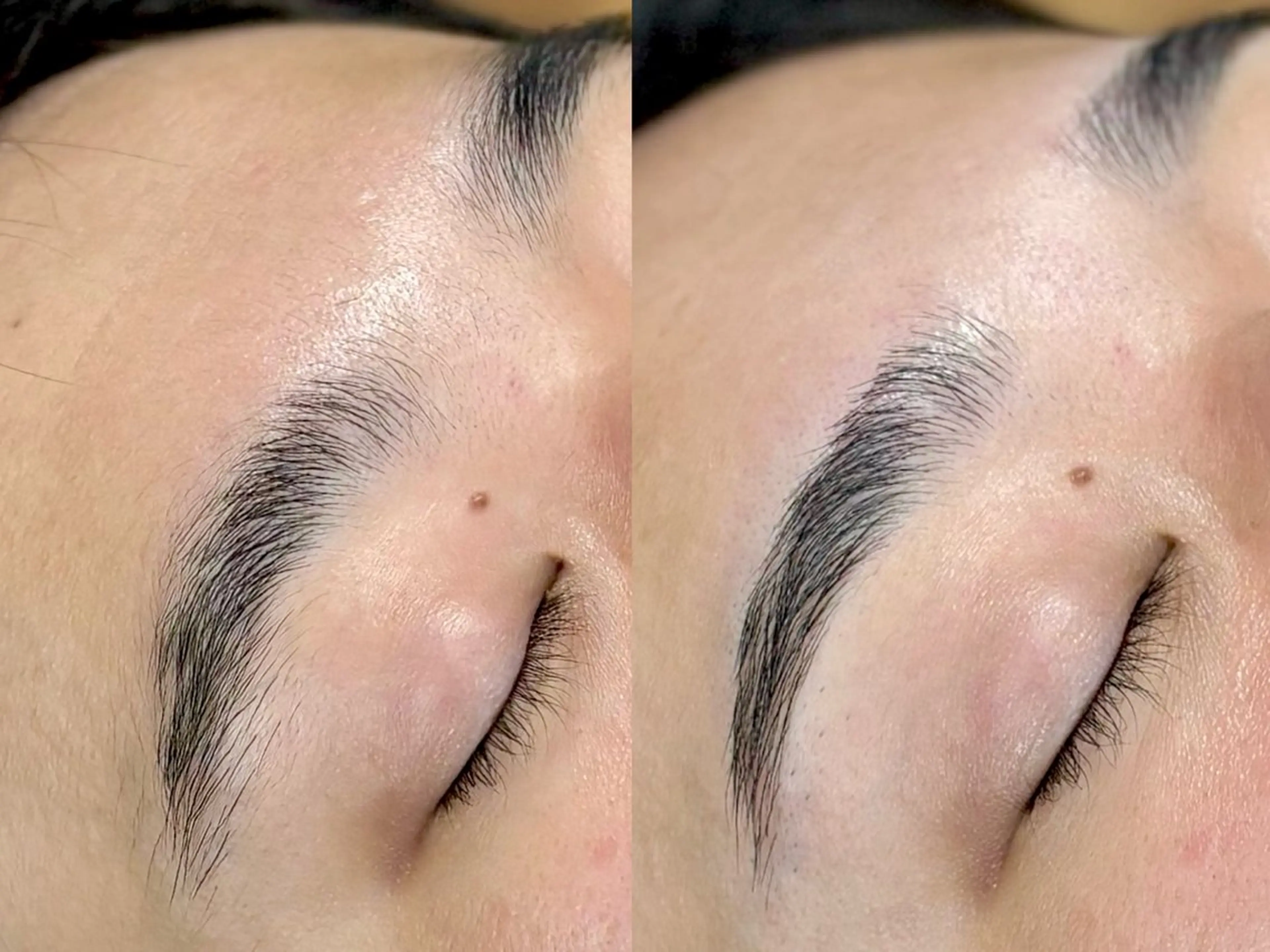 眉毛シェービング+眉毛カットの写真