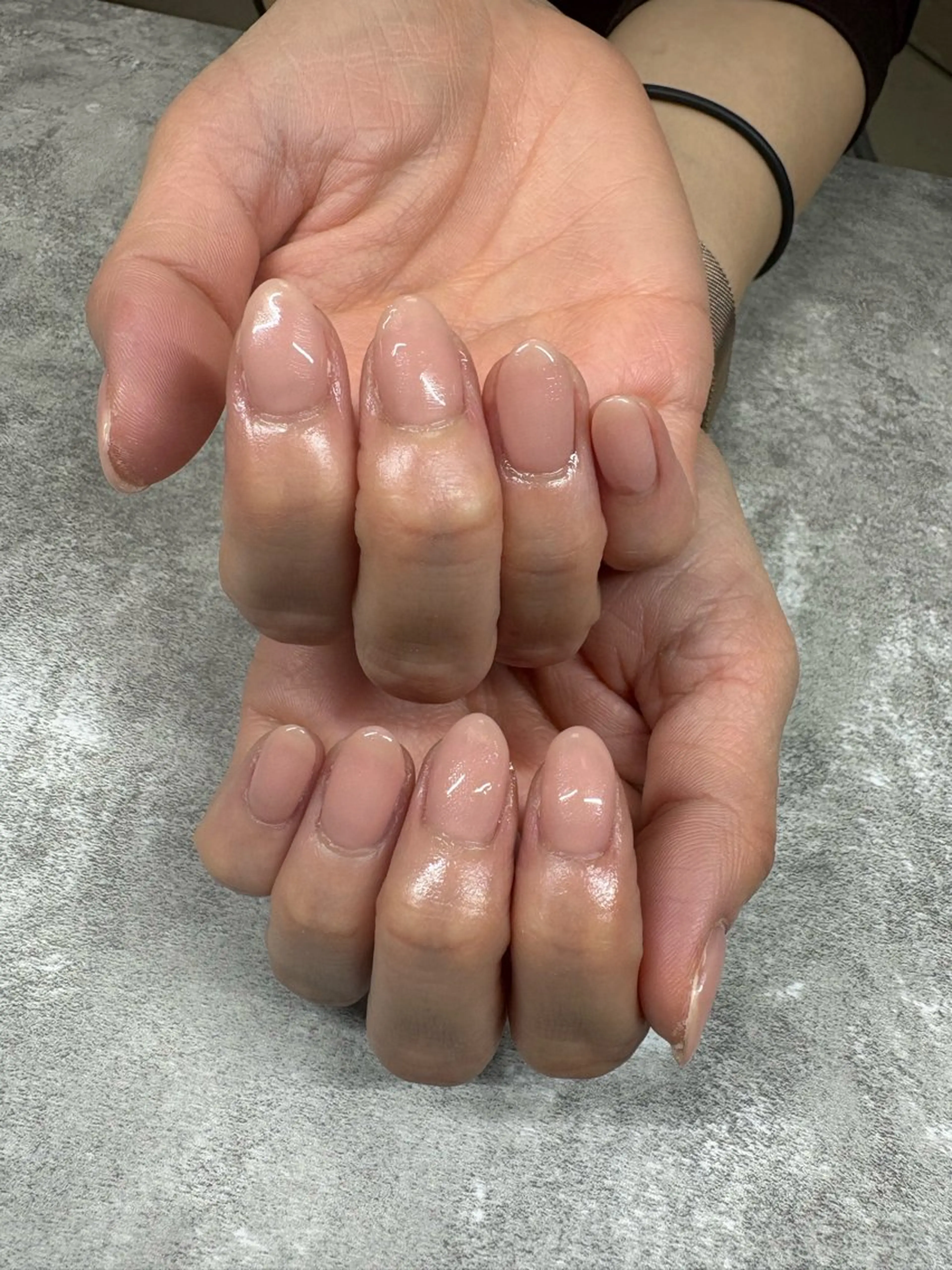 ネイル ワンカラーネイル ハンドネイル パラジェルフィルイン マグネット/倉持のネイルデザイン