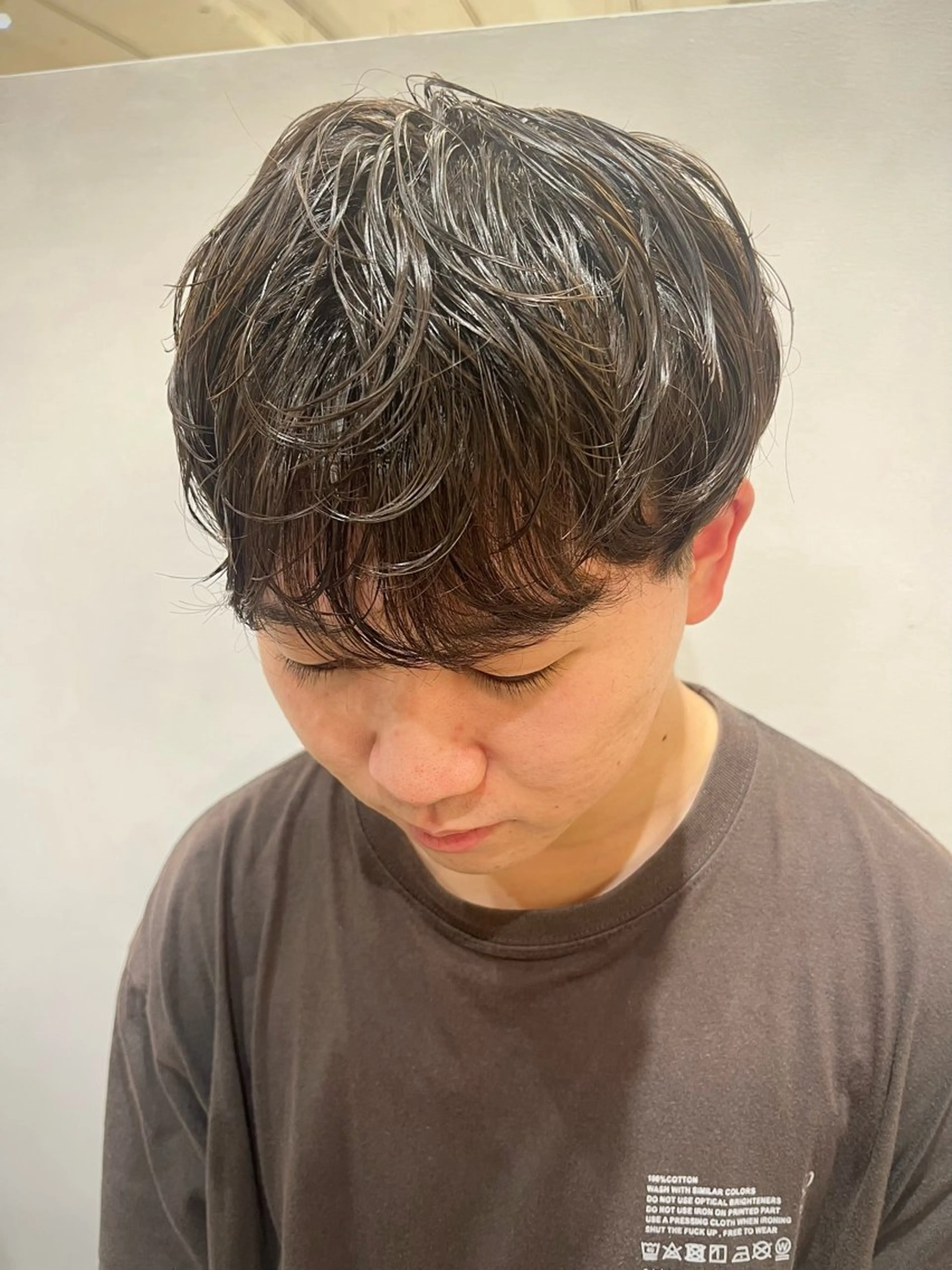 パーマ メンズ メンズパーマ ニュアンスパーマ カット パーマ 🟦メンズ特化🟦 たかしま　あさひのヘアスタイル